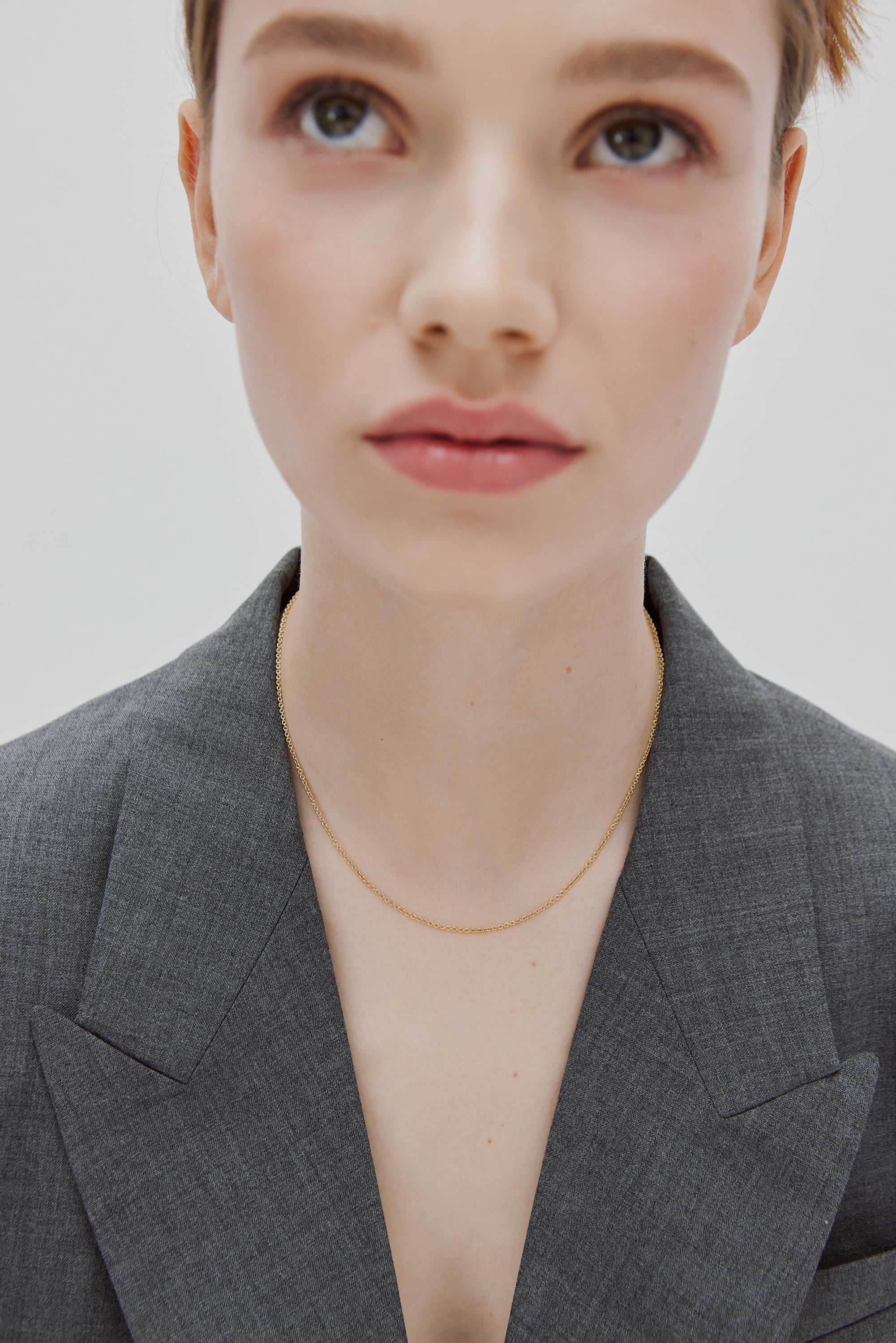 Chaîne de collier en maille forçat