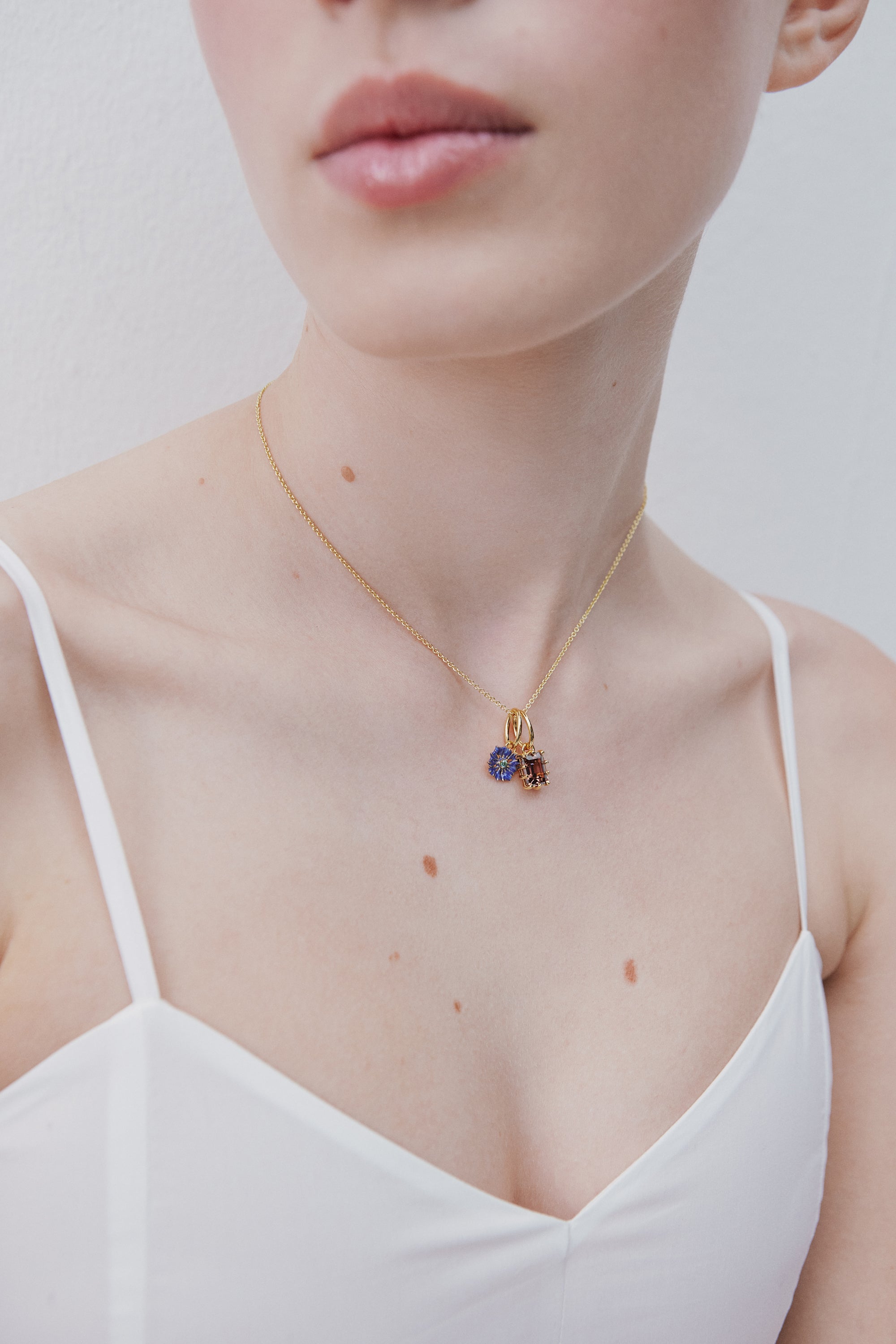 Pendentif pierre Parme Crépusculaire, Protection et Potentialité - Février