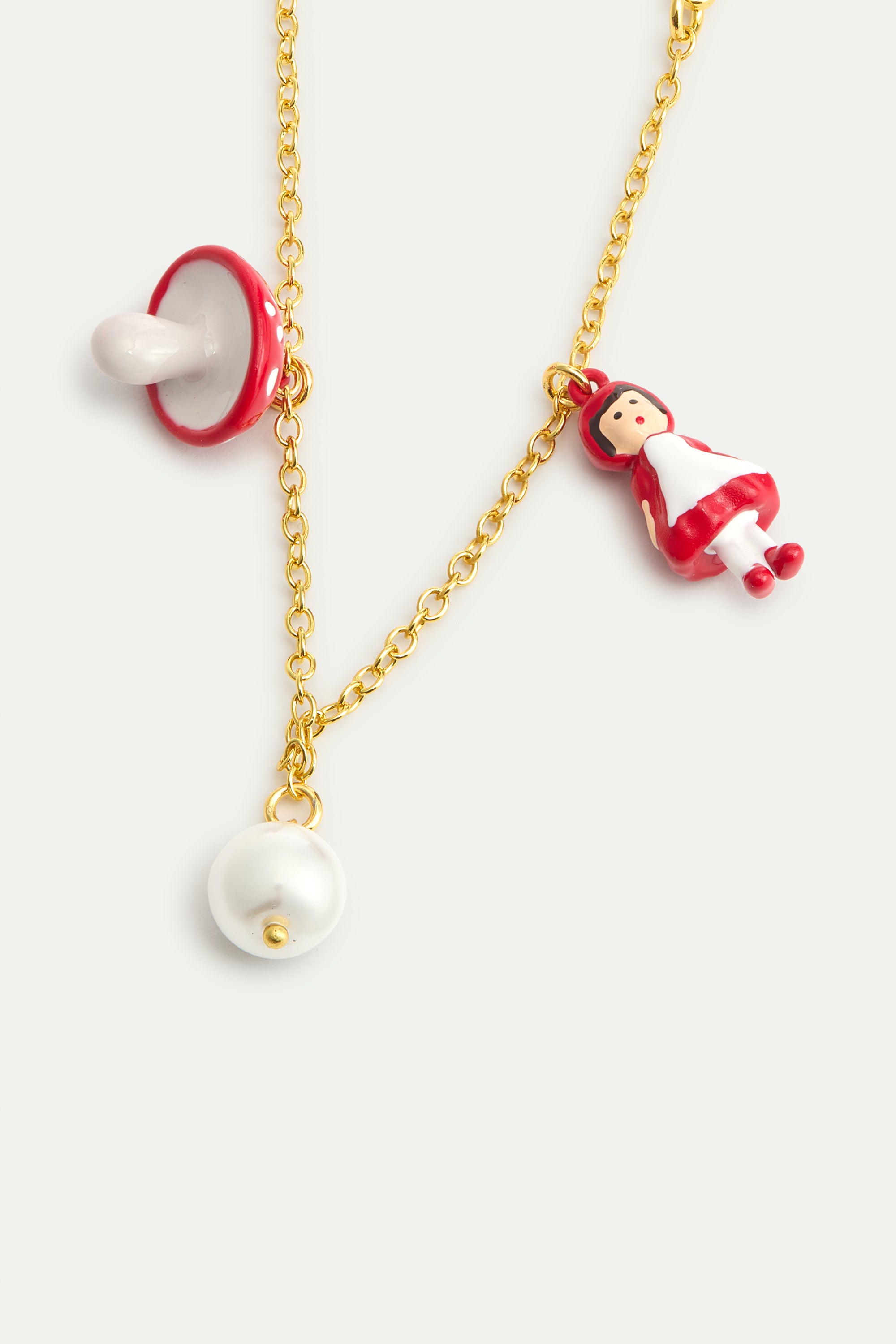 Bracelet fin charm's Chaperon Rouge