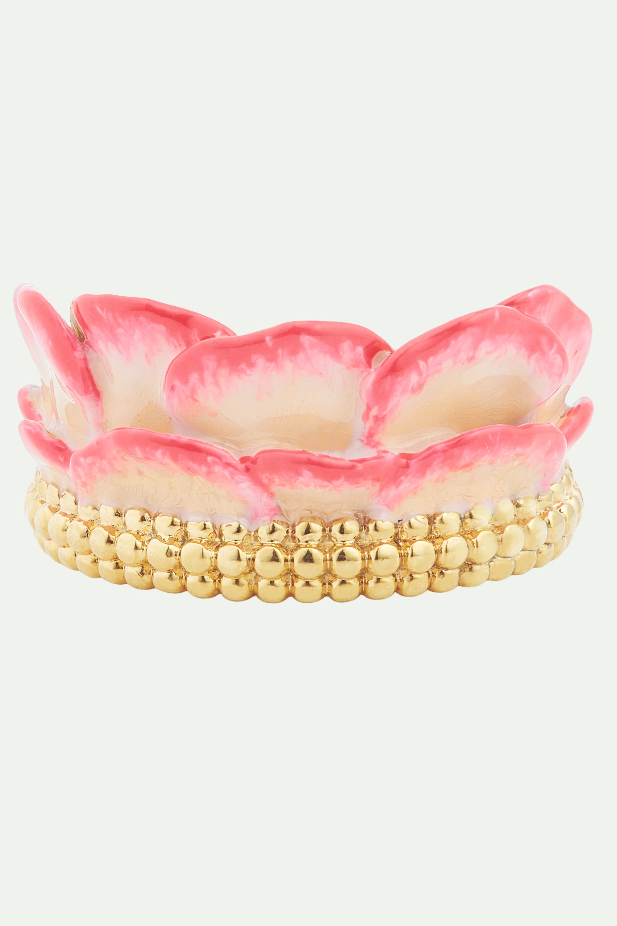 Bague pétales de roses d'églantier