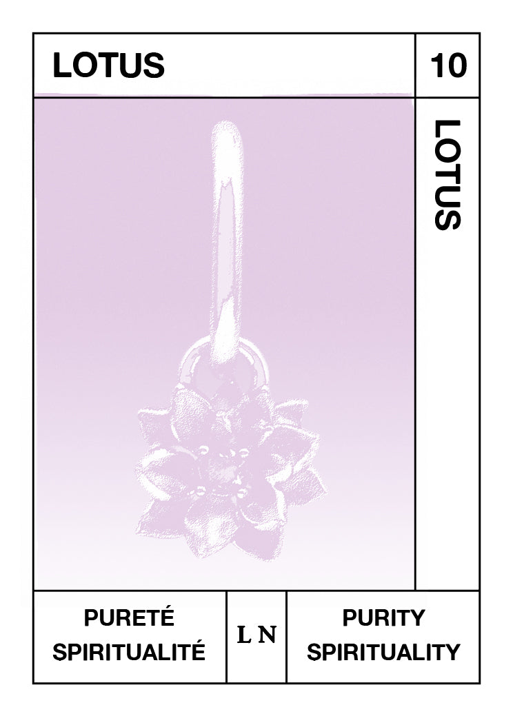 Pendentif Lotus, Pureté et Spirualité - Octobre