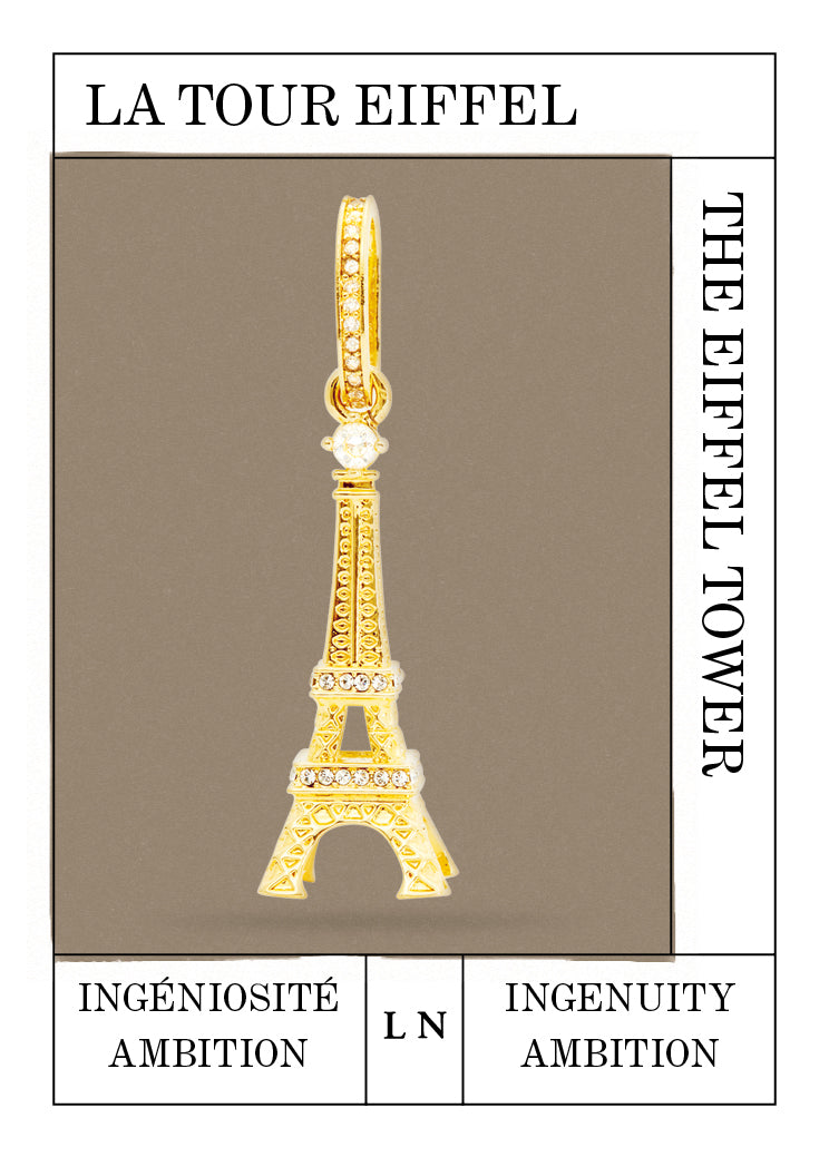 Colgante Torre Eiffel dorada