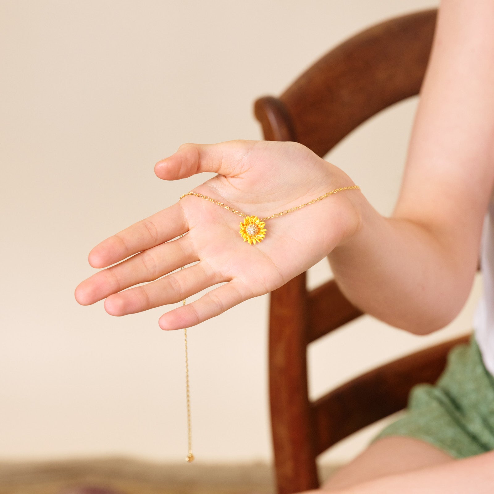 Collier pendentif toursenol