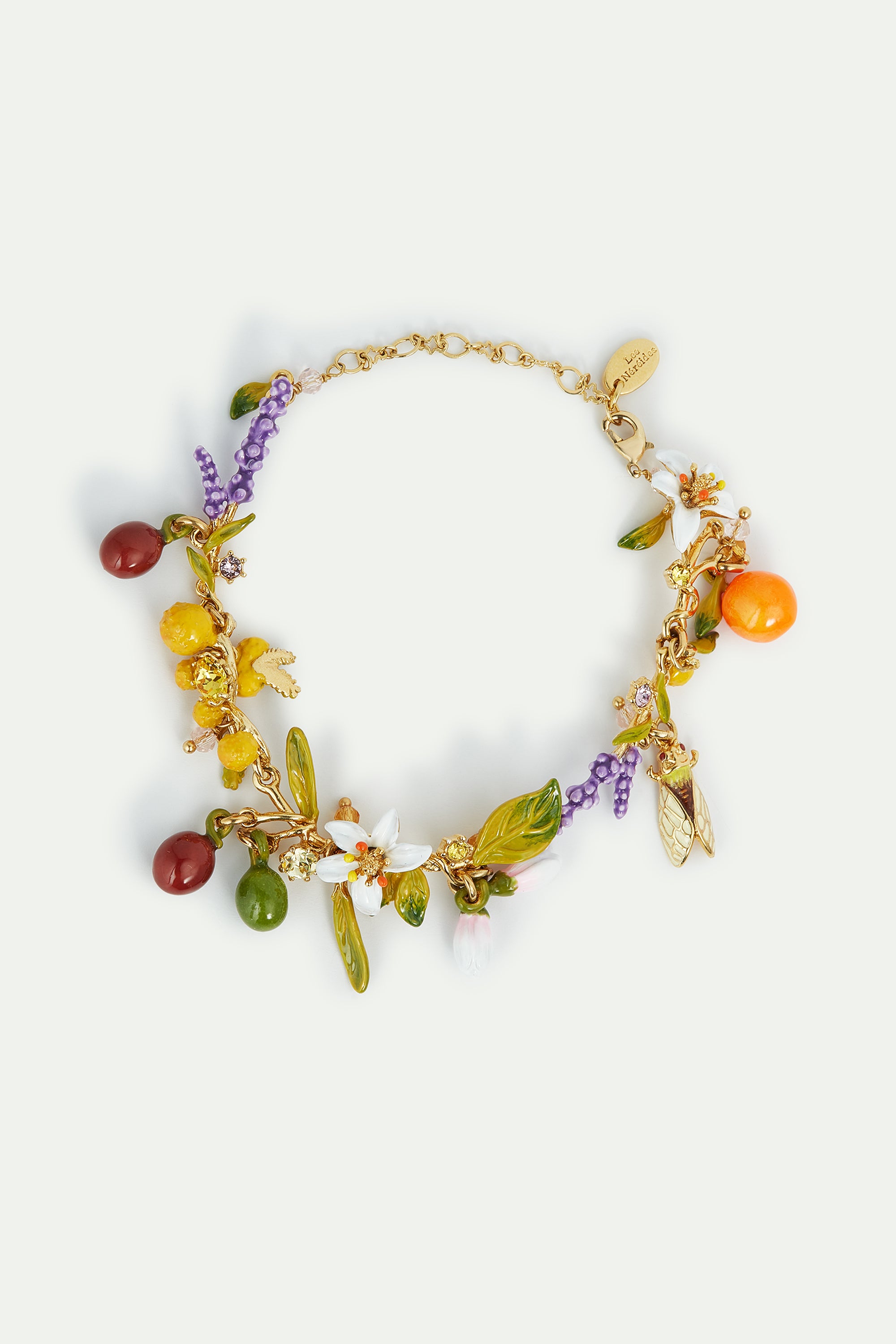 Bracelet fin bouquet du jardin de provence