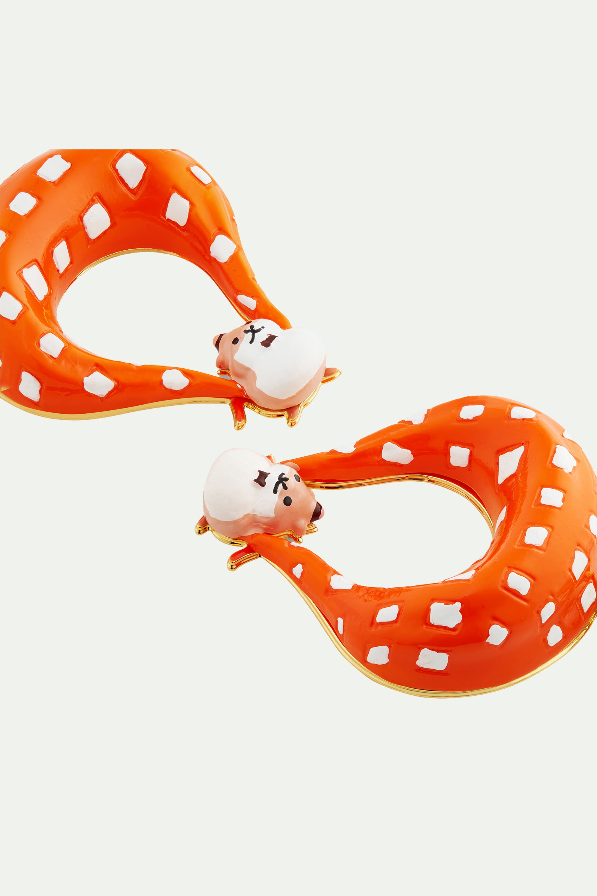 Boucles d'oreilles hamster parachutiste