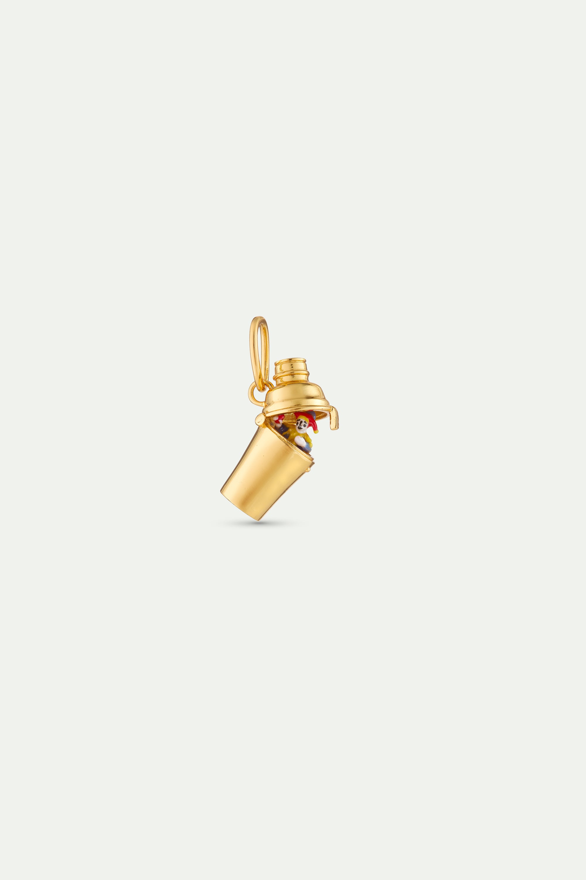 Pendentif Shaker doré et Joker, Modération et Raison