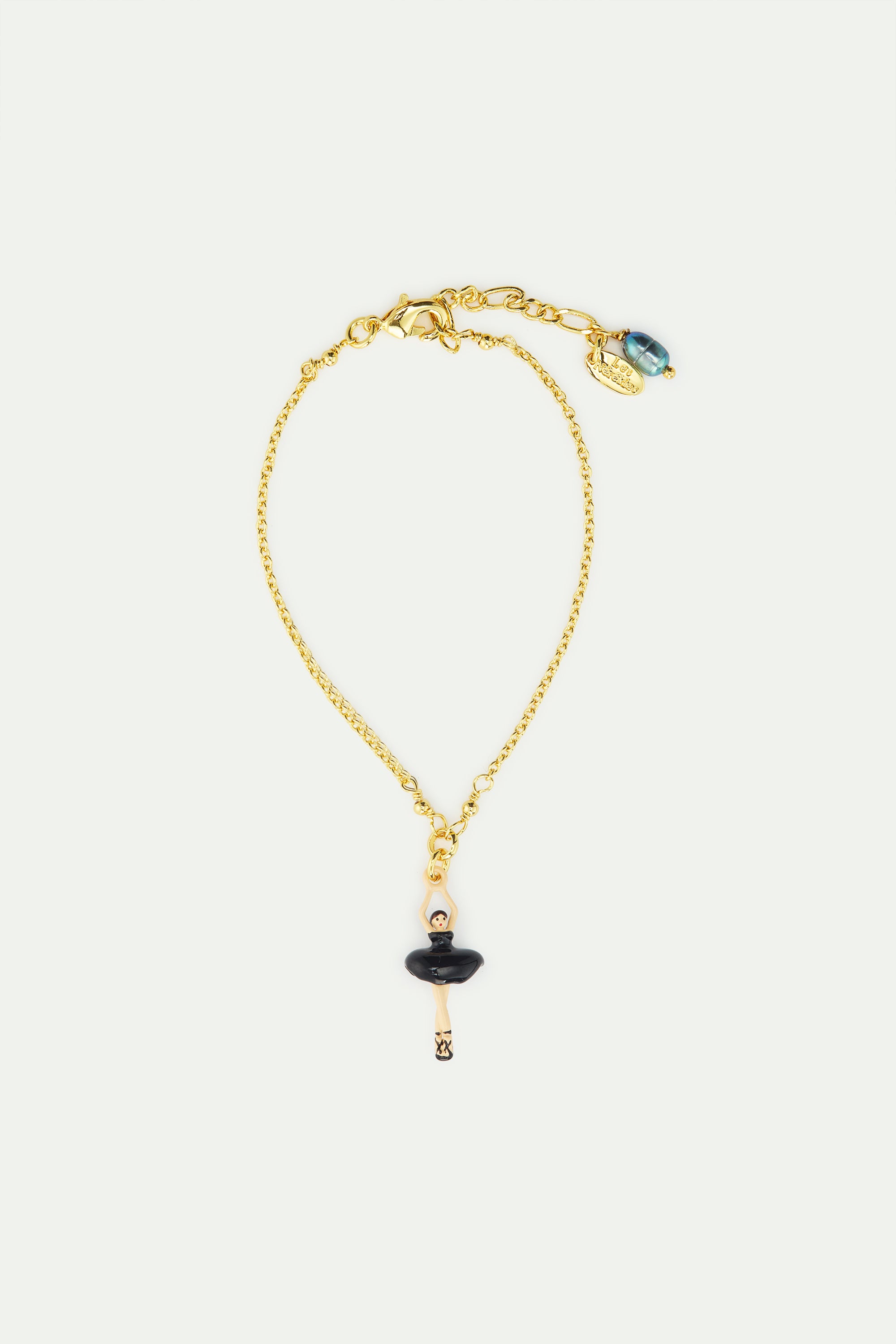 Ballerina black tutu and cultured pearl bracelet