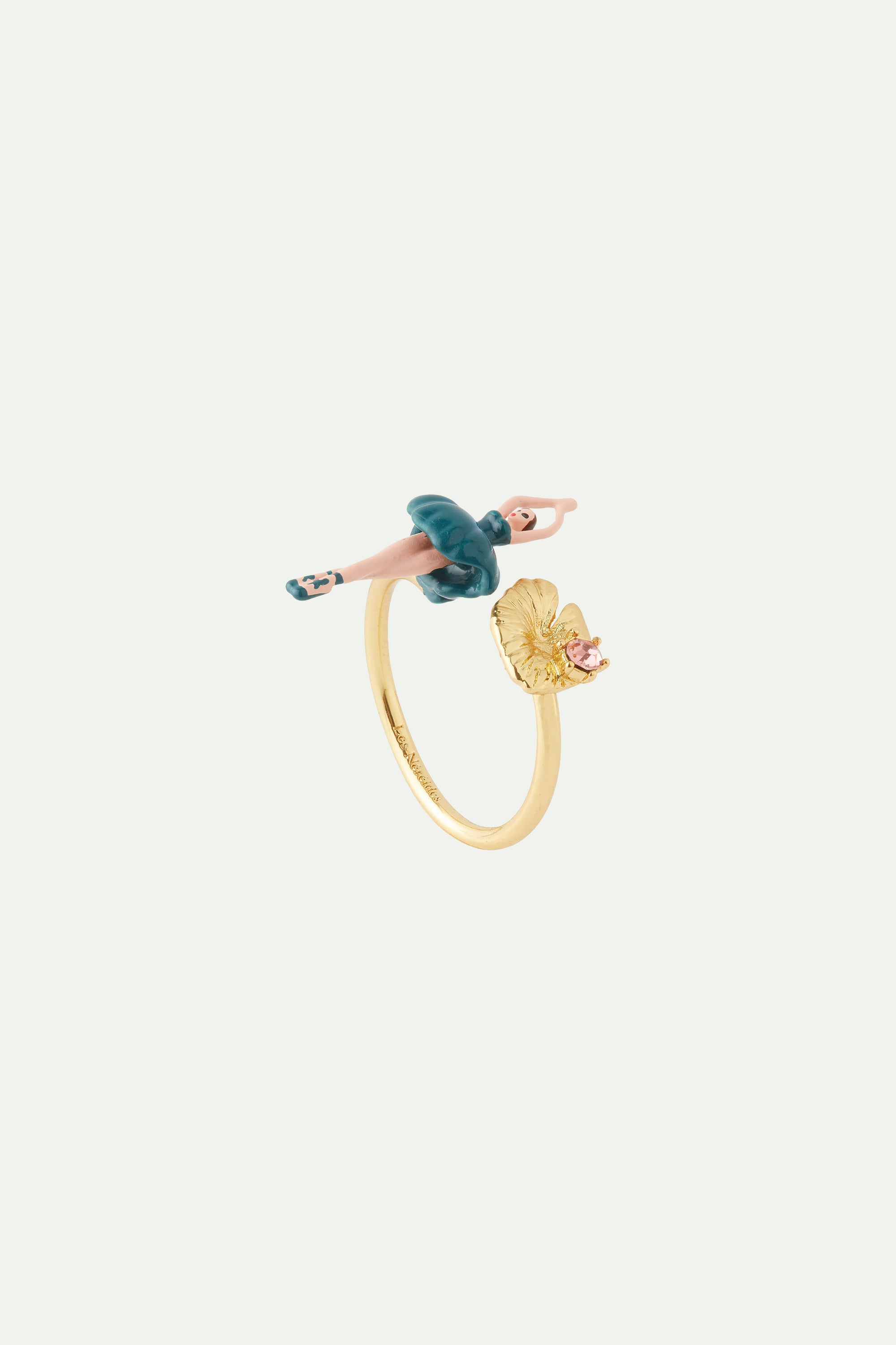 Mini Ballerina Prussian Blue adjustable ring