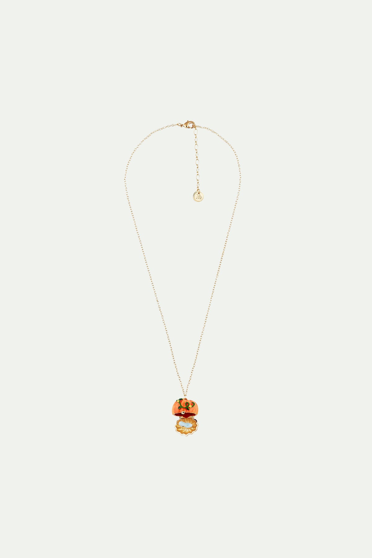 Collier secret citrouille et soulier
