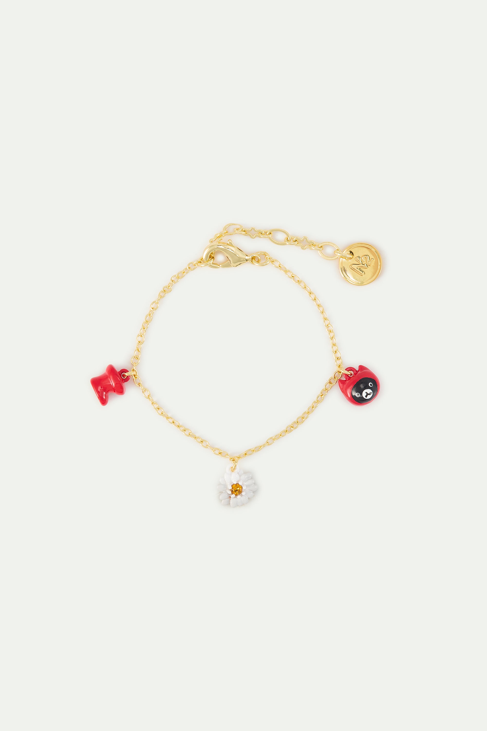 Bracelet fin charm's Chat Botté