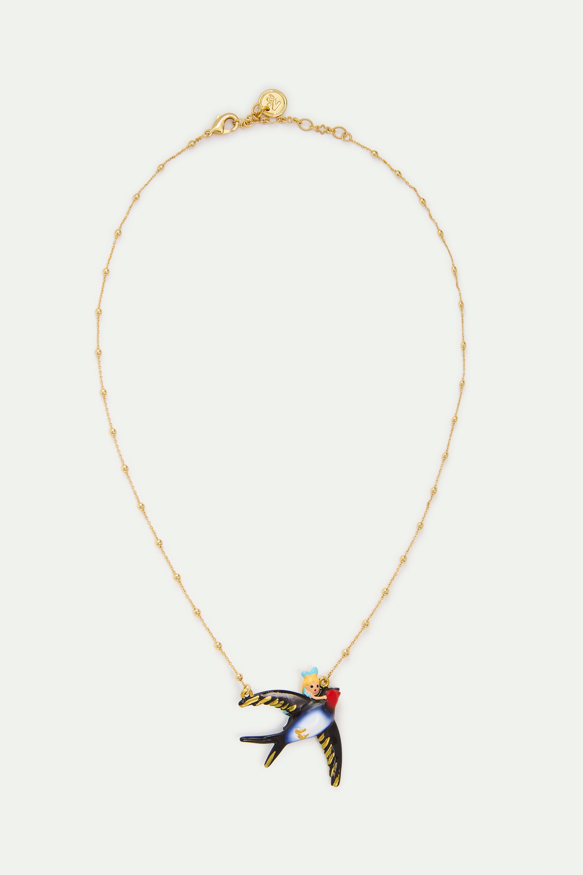 Collier Alice et hirondelle