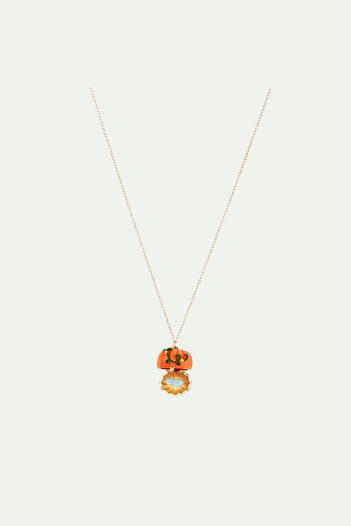 Collier secret citrouille et soulier