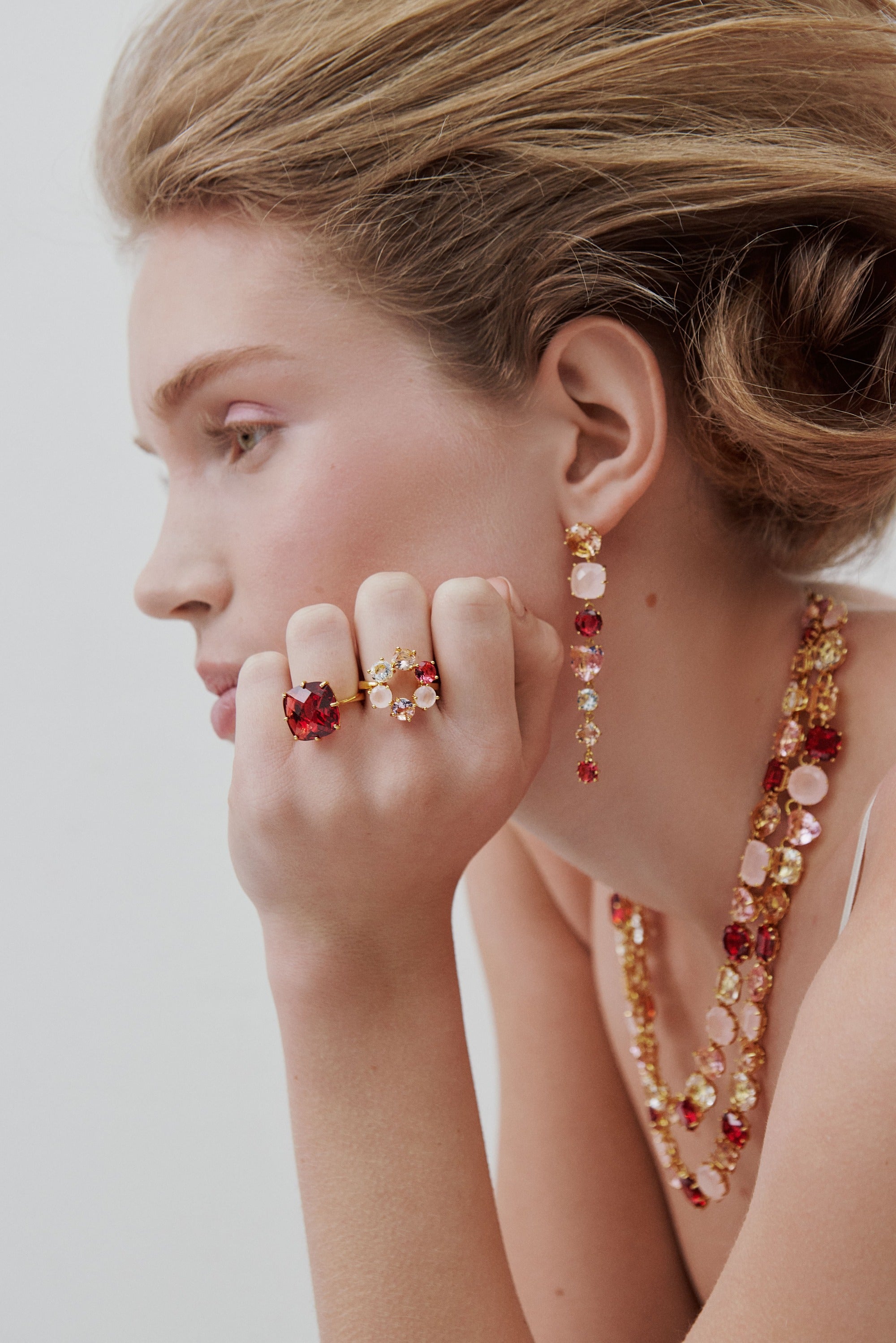 Bague 6 pierres La Diamantine Rosa Centifiola