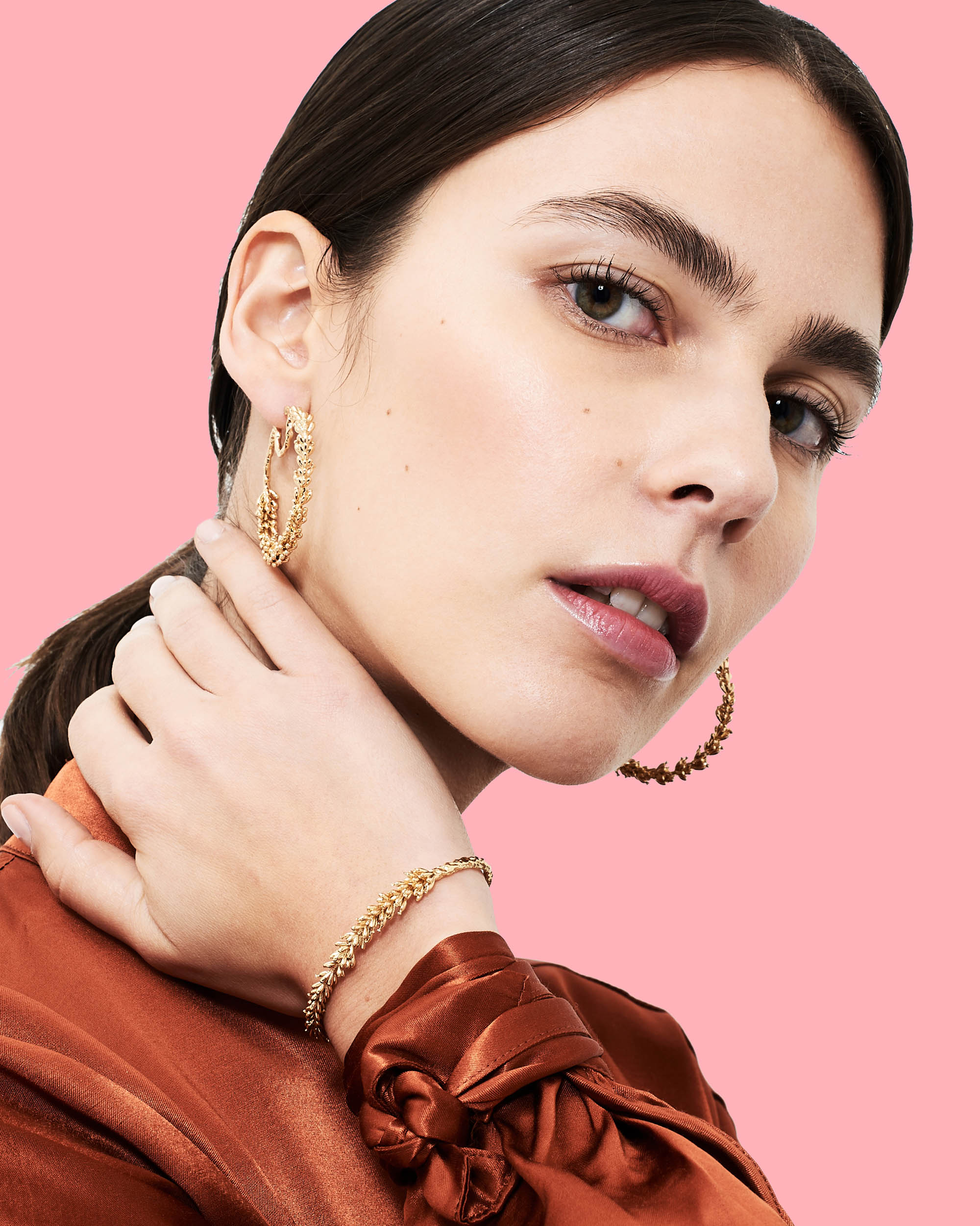 Branch of lavender Hoop