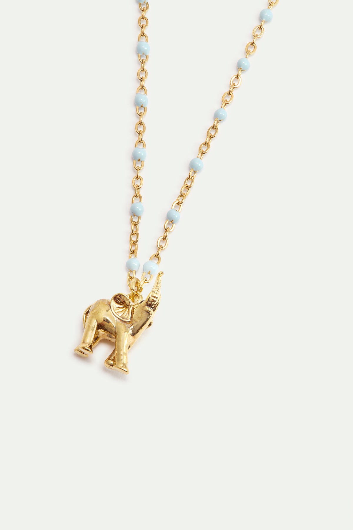 Pulsera fina elefante dorado