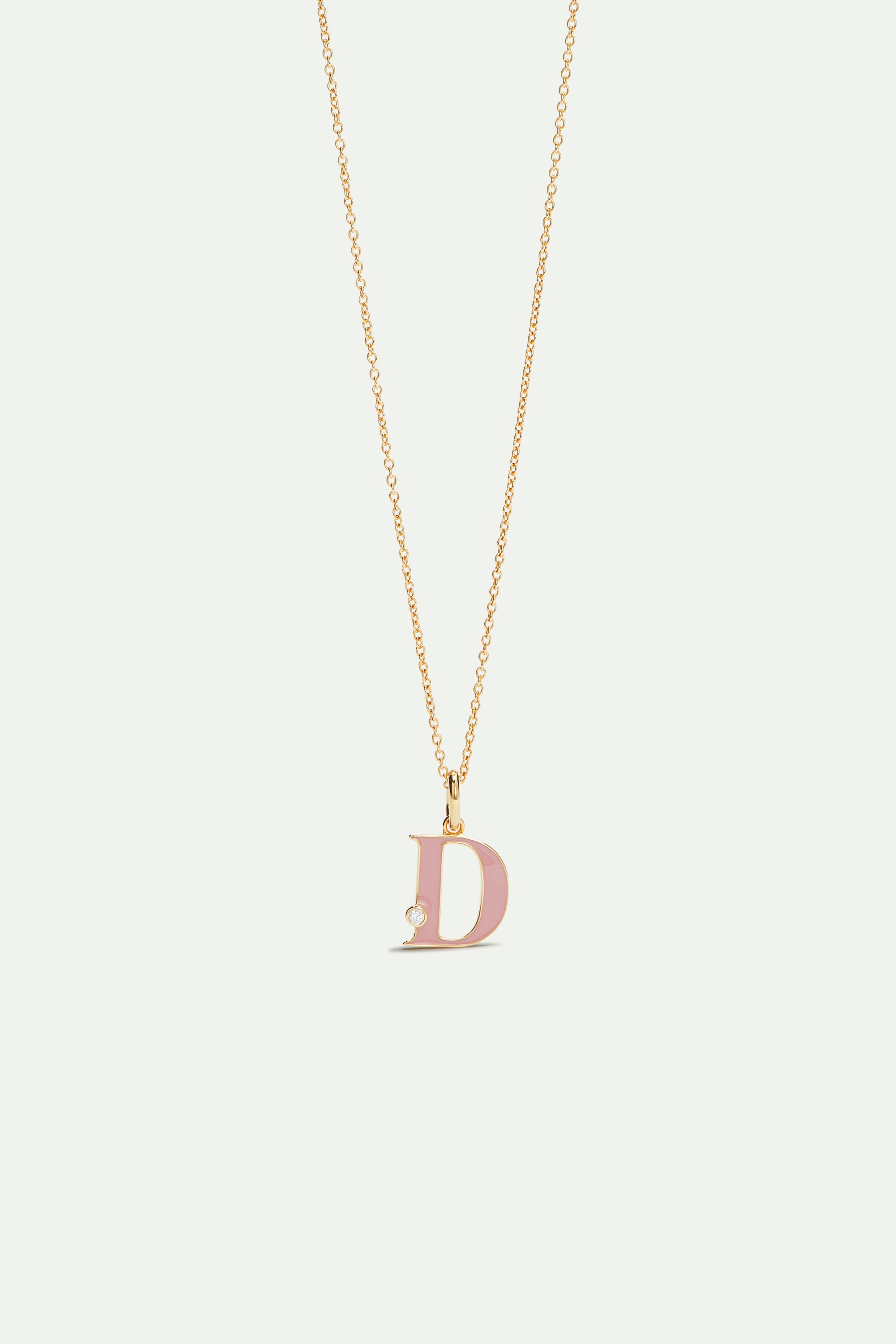 Black Letter 'D' Snap Charm - 20MM Enamel Monogram Button For Necklaces, Bracelets, Keychains & Rings