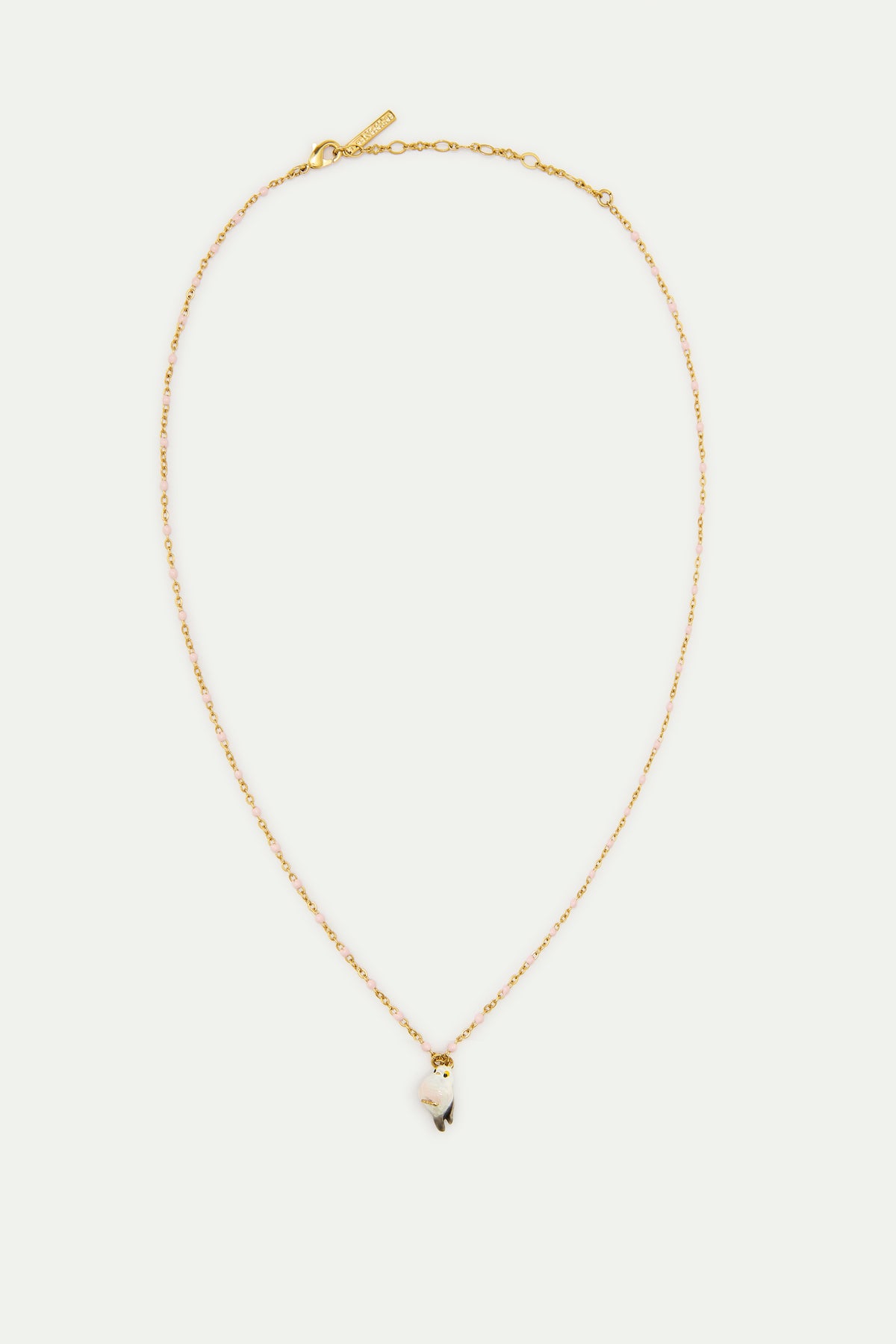 Collar colgante herrerillo blanco
