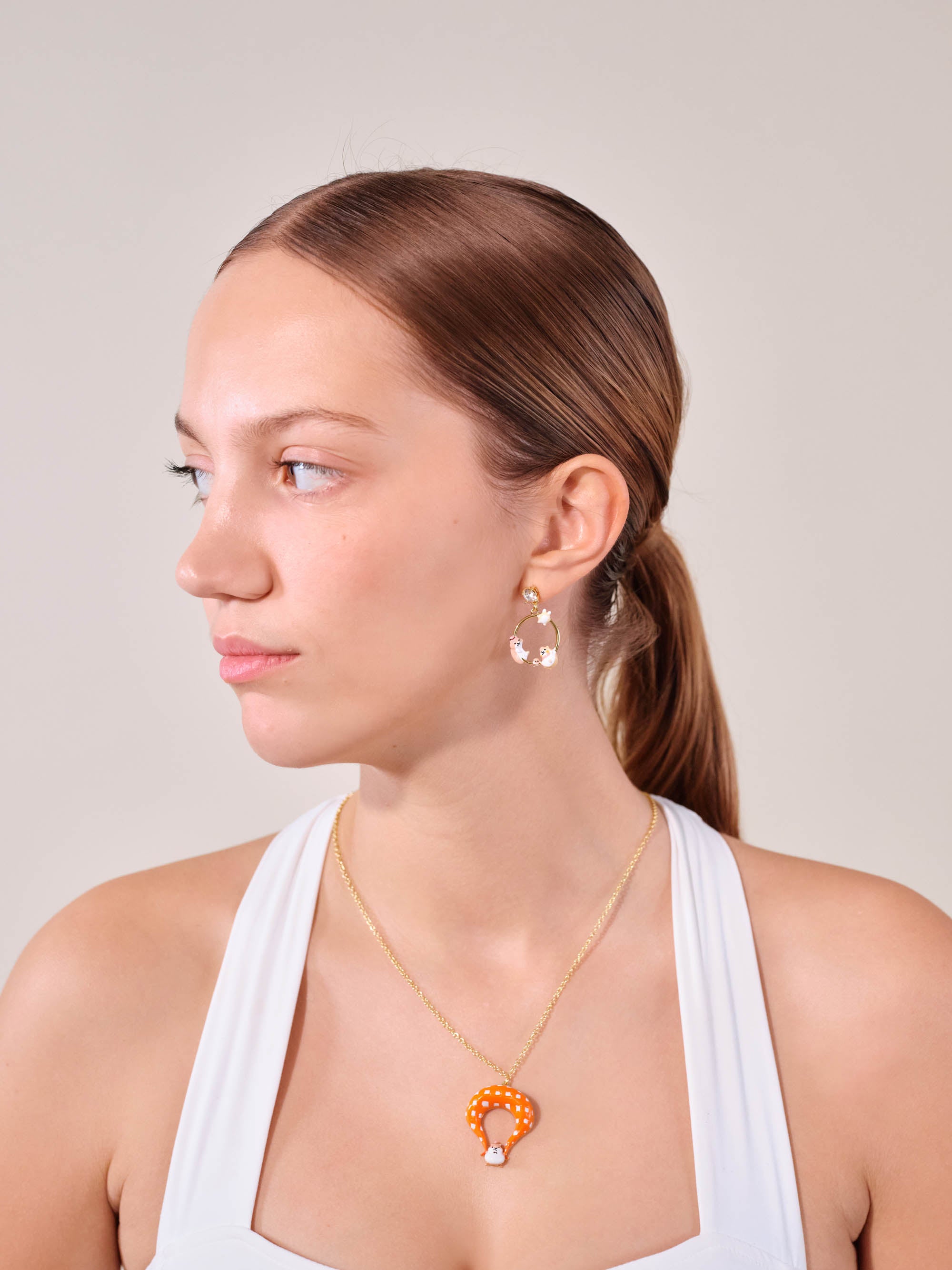 Boucles d'oreilles famille hamsters