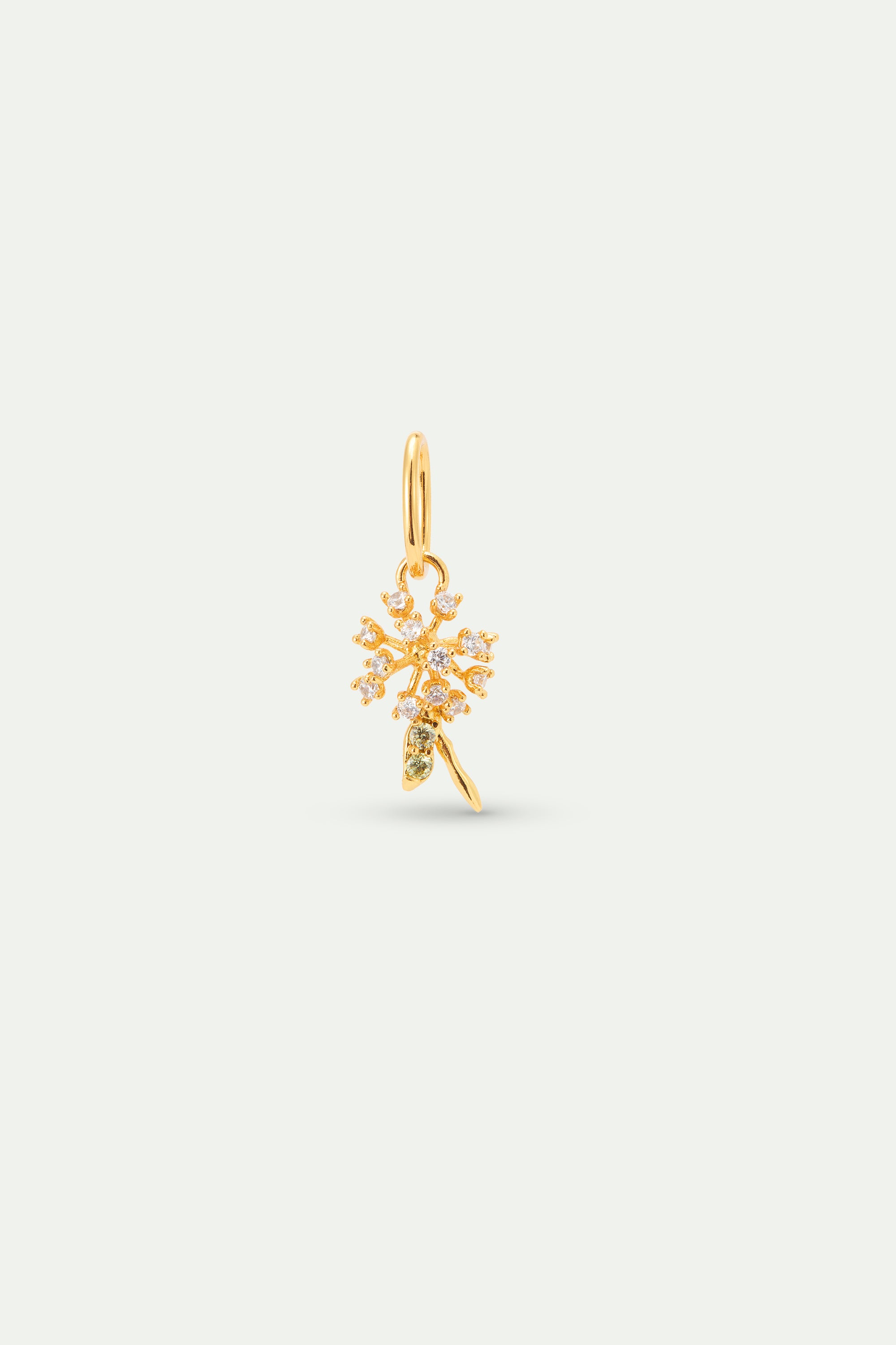 Pendentif Dandelion doré, Résilience et Liberté