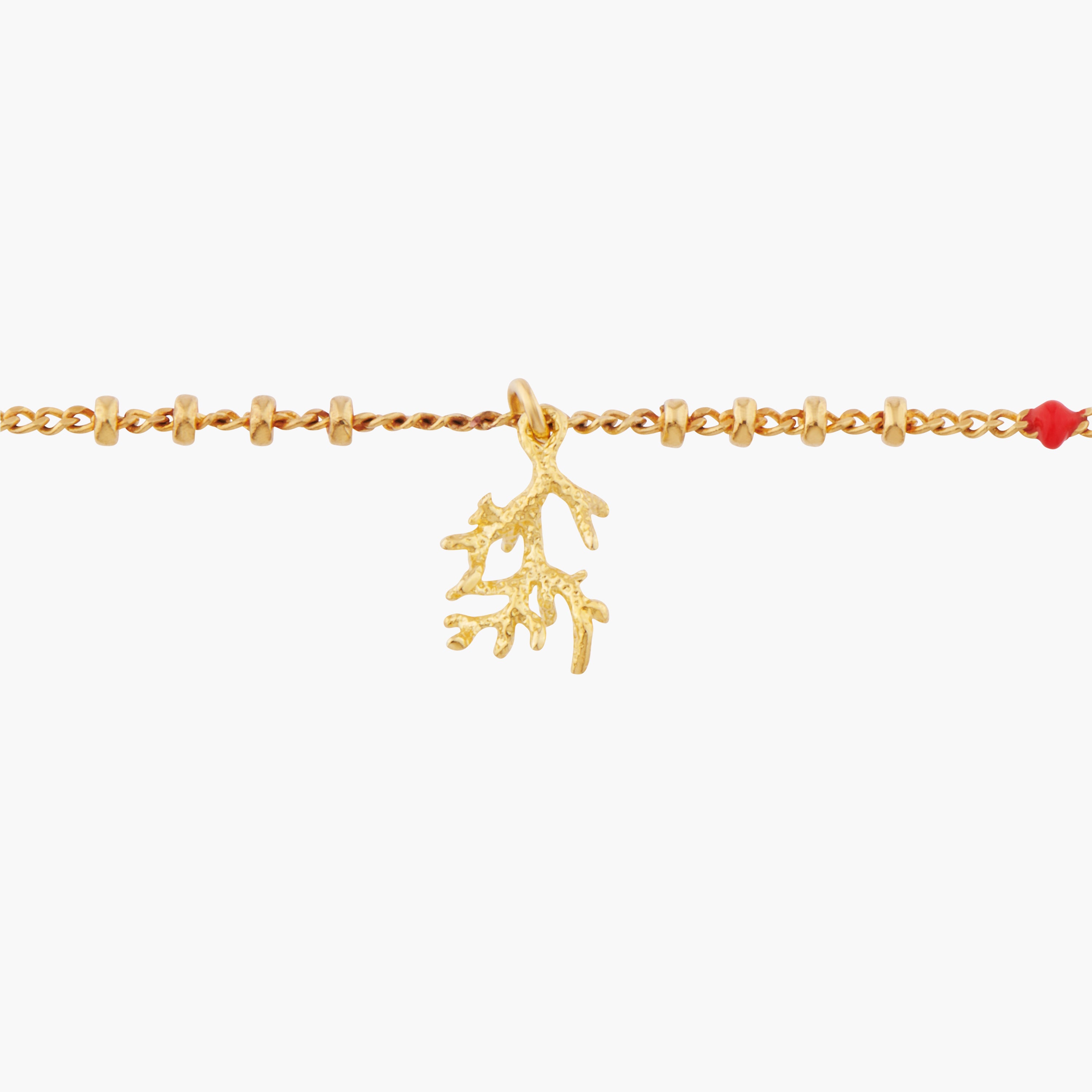 Bracelet pendentif corail