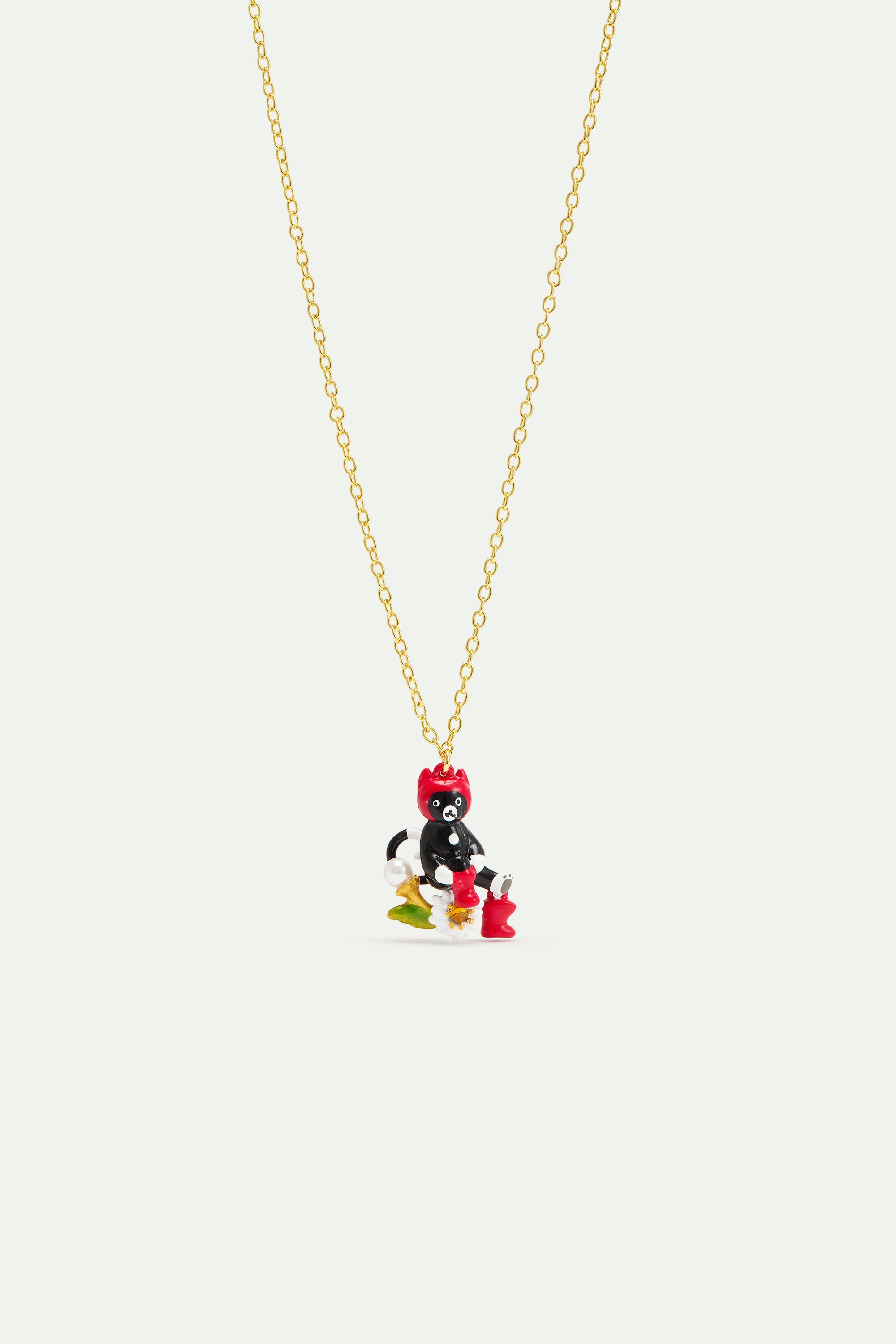 Collier pendentif Chat Botté