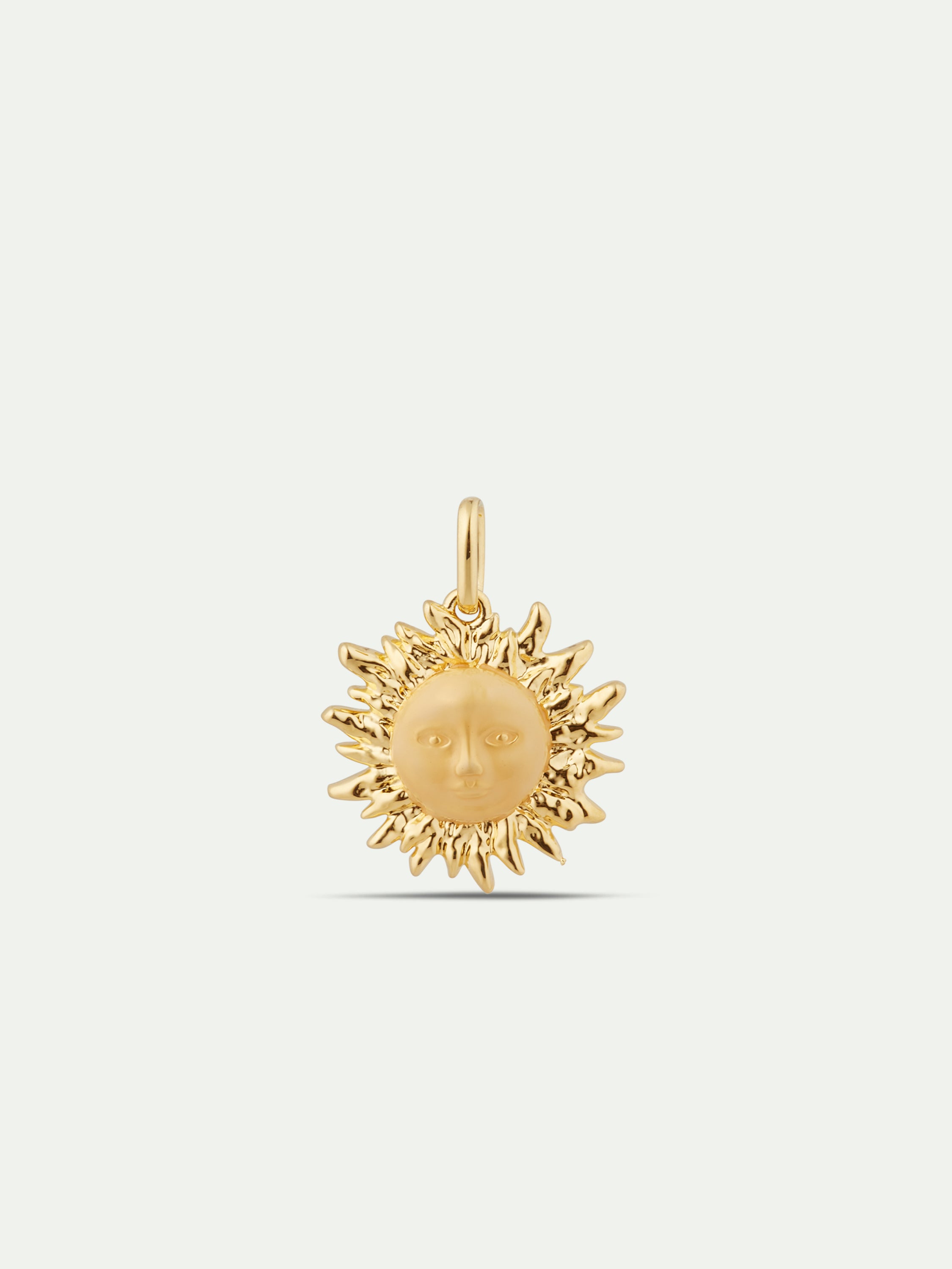 Pendentif Soleil dorée, Vitalité et Bonheur