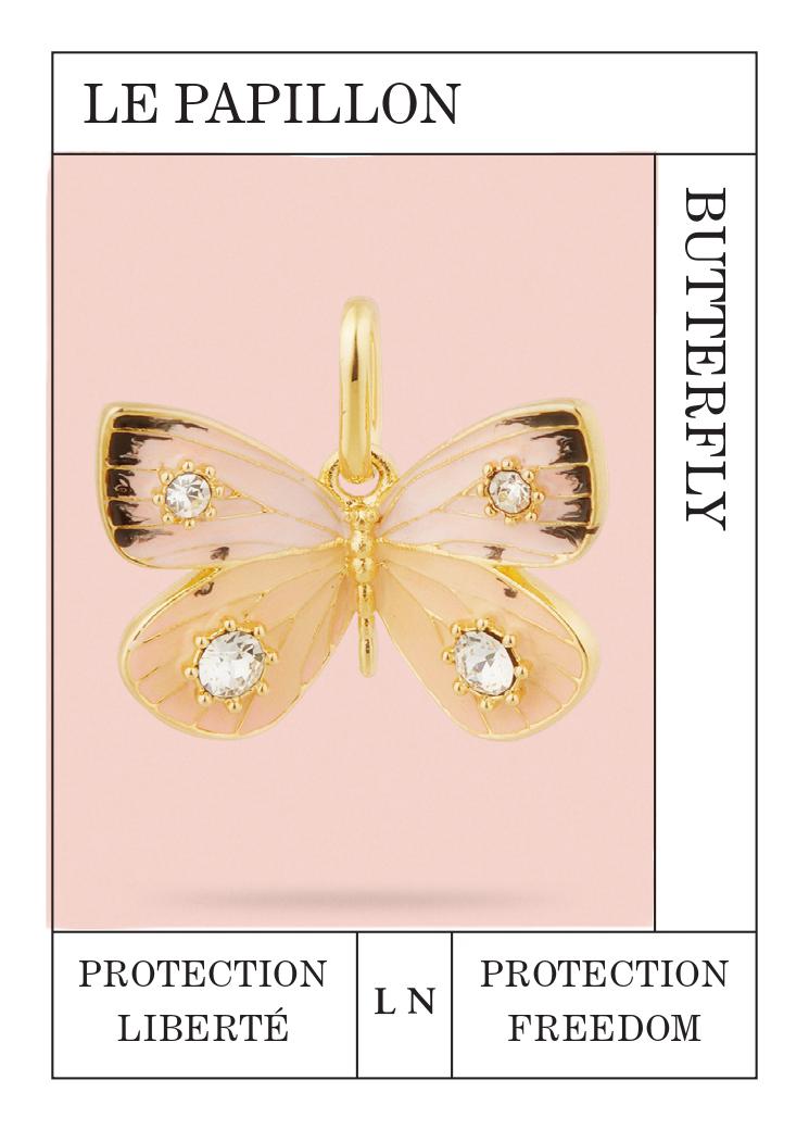 Pendentif Papillon, Protection et Liberté