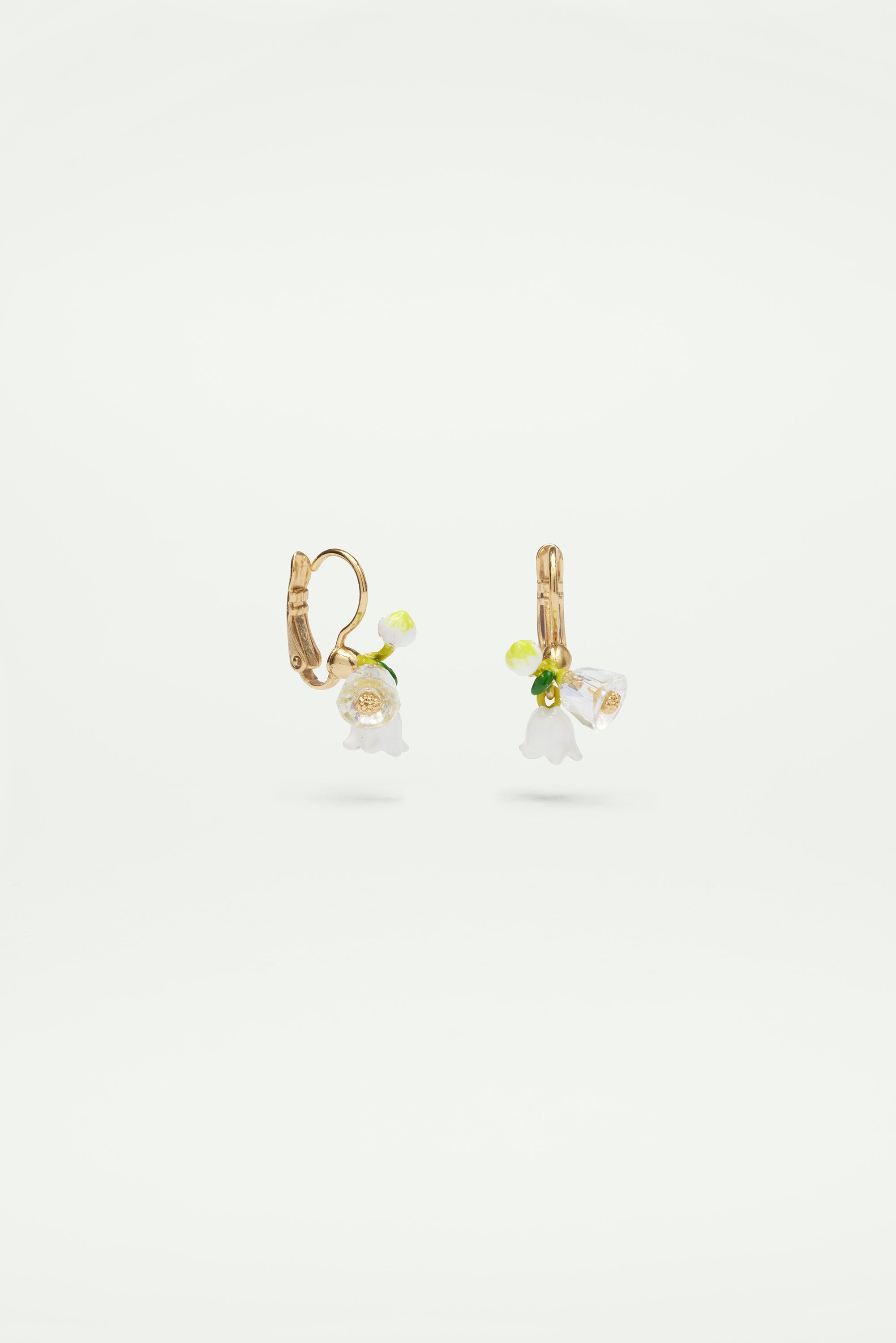 Boucles d'oreilles dormeuses brins de muguet