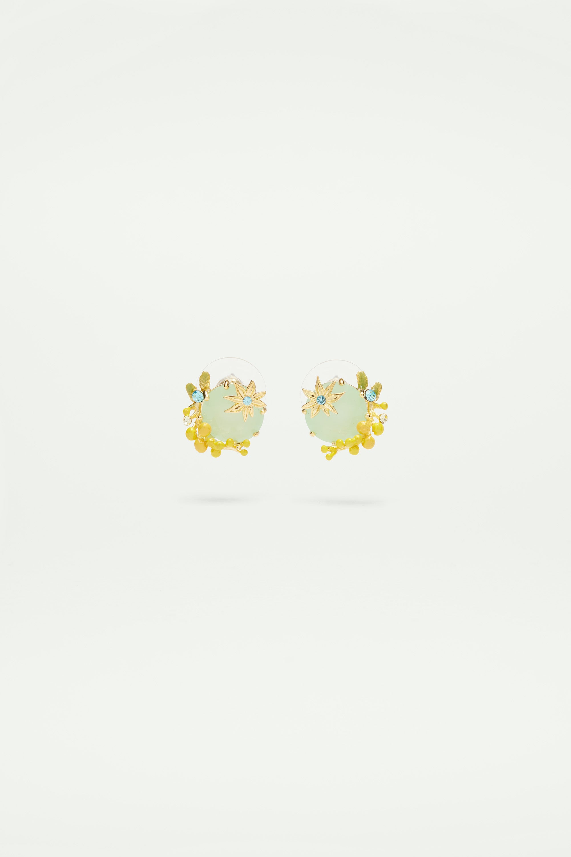 Boucles d'oreilles Mimosa et anis étoilé