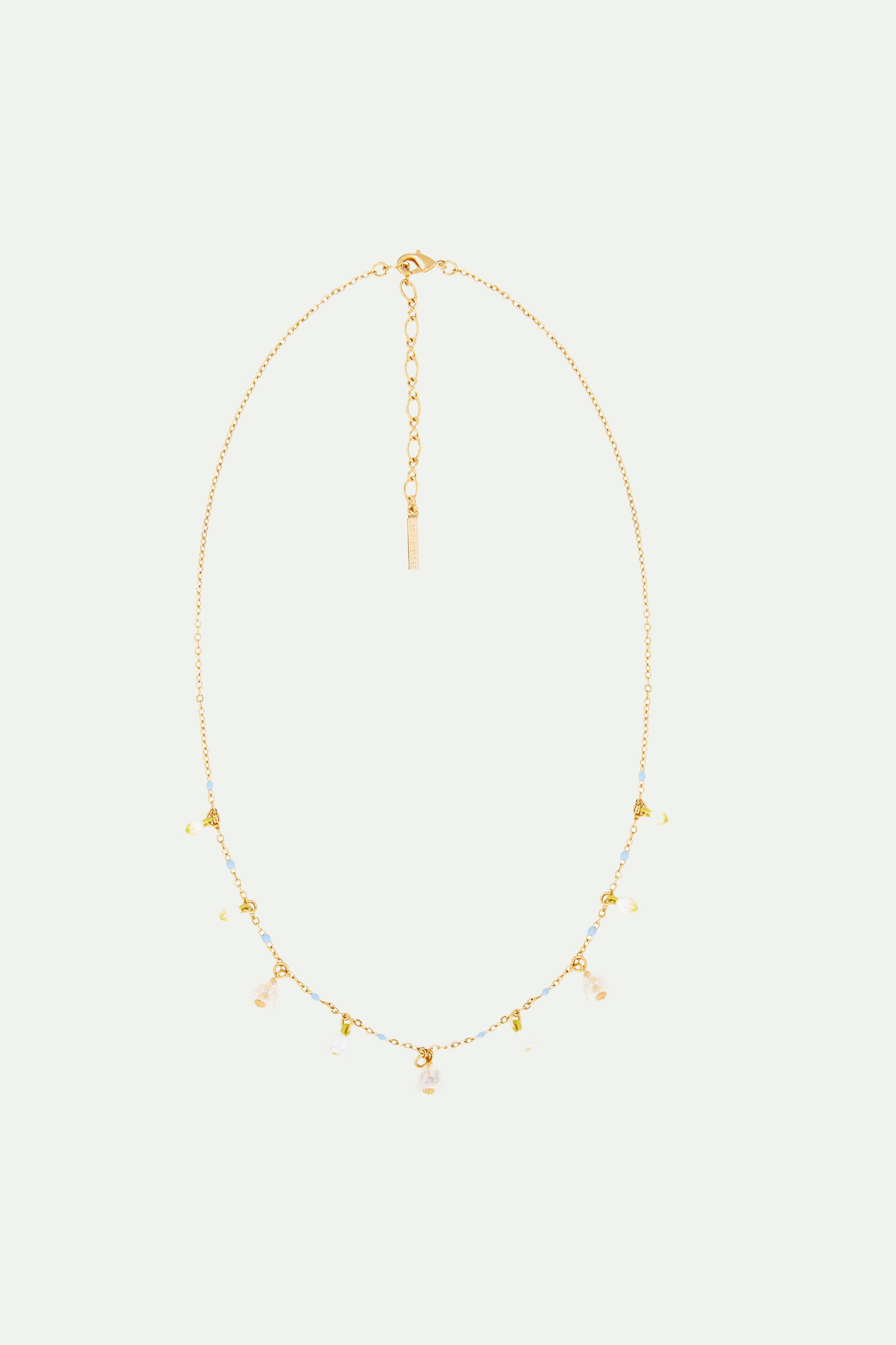 Lily of the valley bells pendant necklace