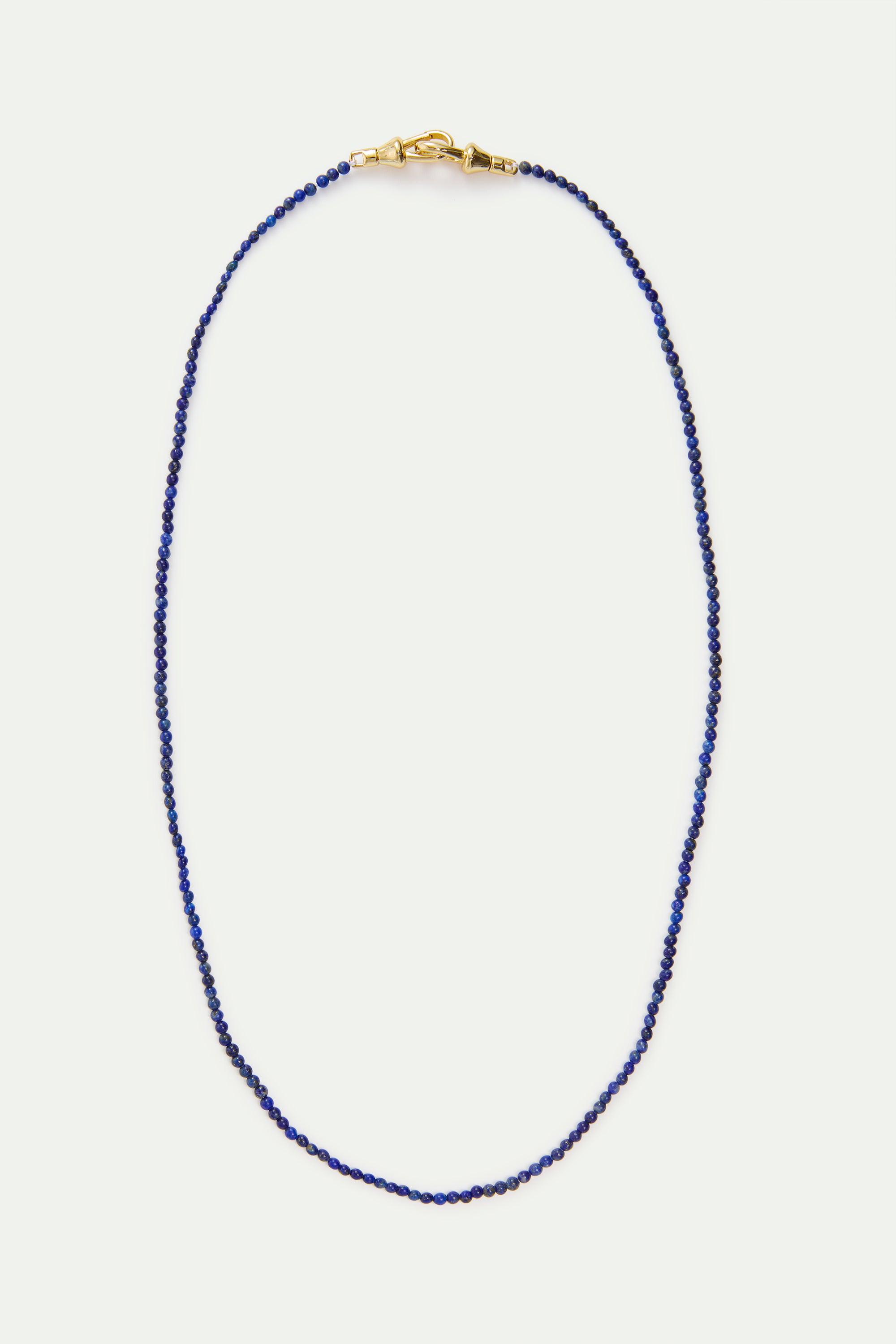 Collier fin perles bleues de lapis lazuli