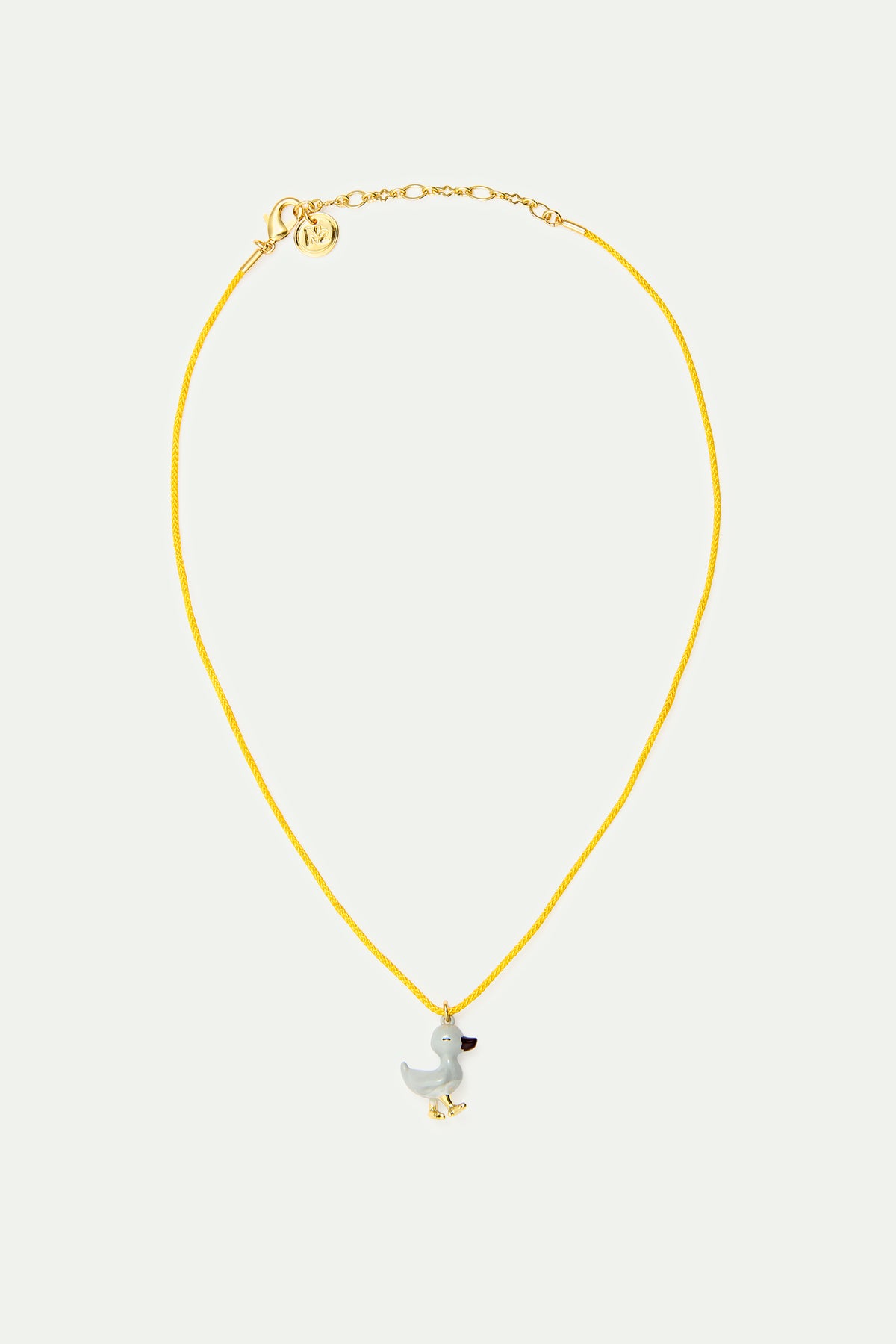 Collier pendentif jaune Petit Canard