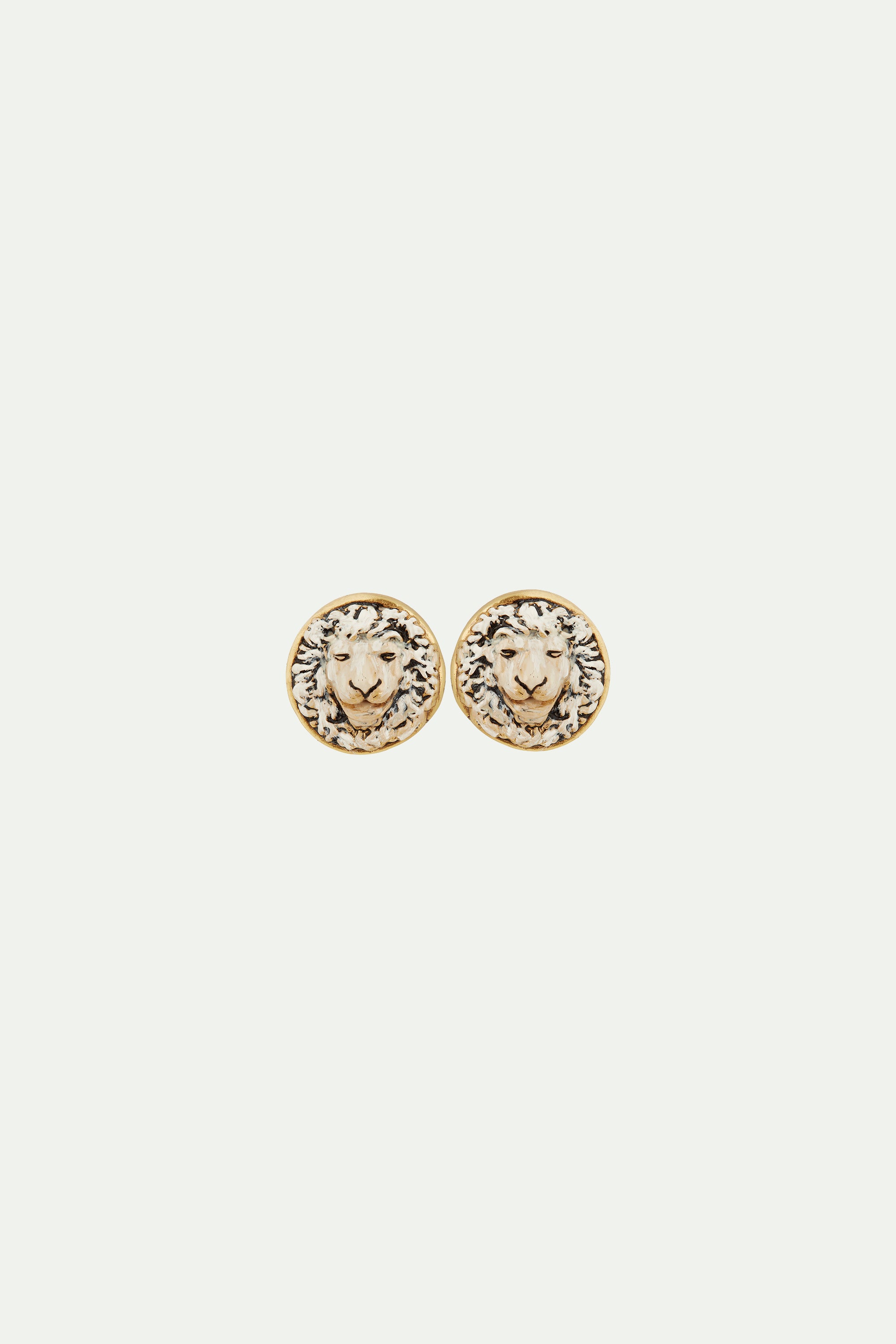 Boucles d'oreilles tiges lion de Saint-Marc