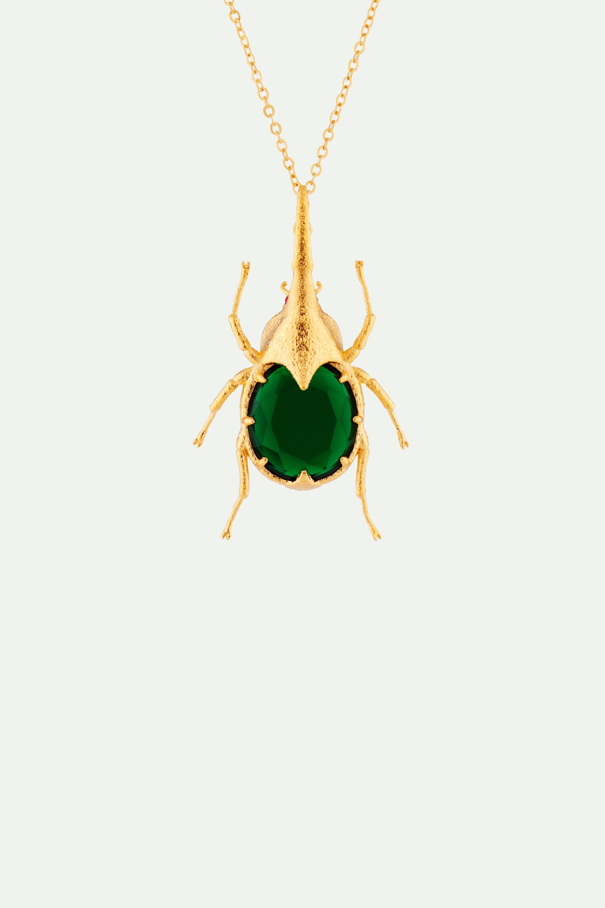 Beetle Pendant Necklace