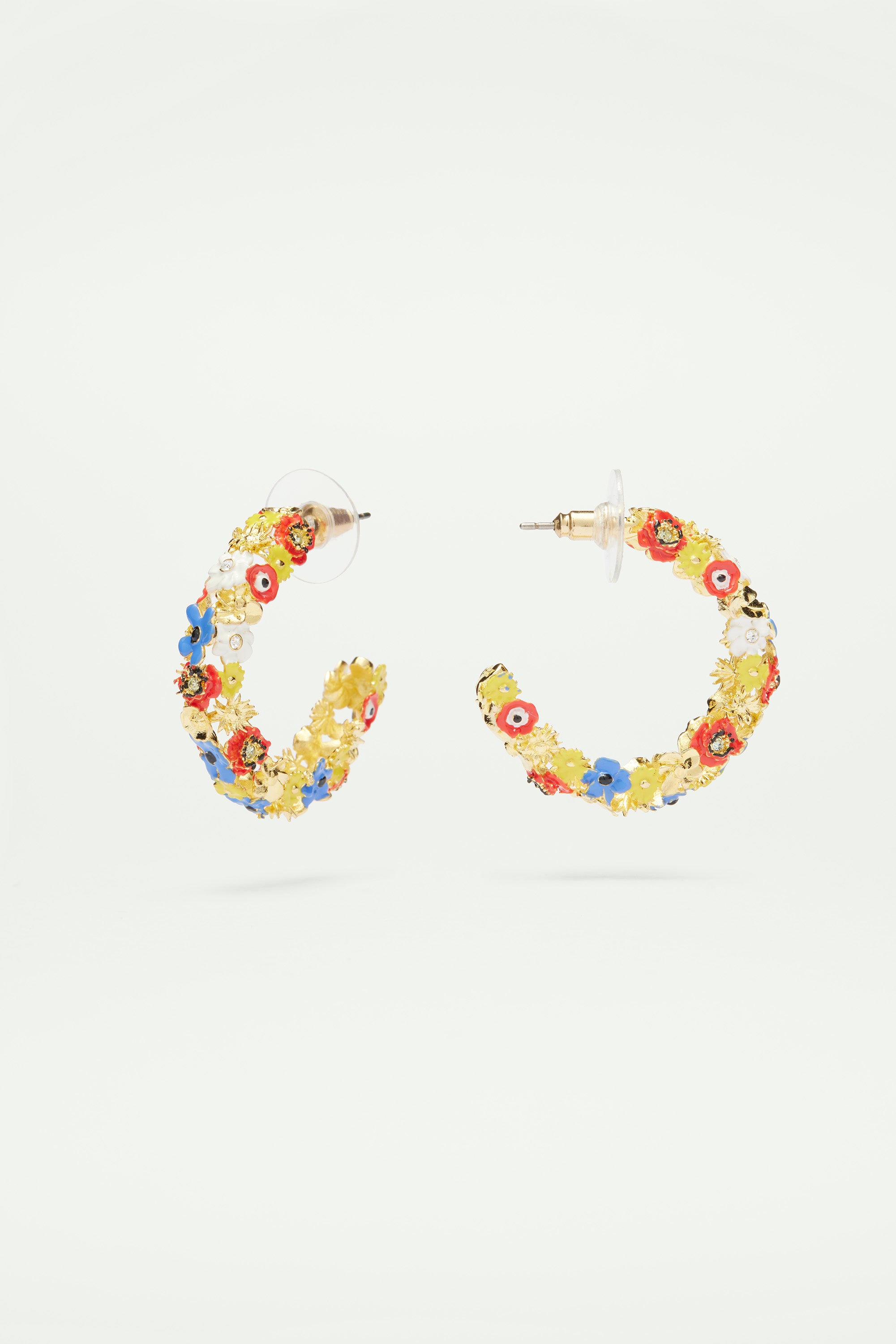Pendientes criollas flores silvestres