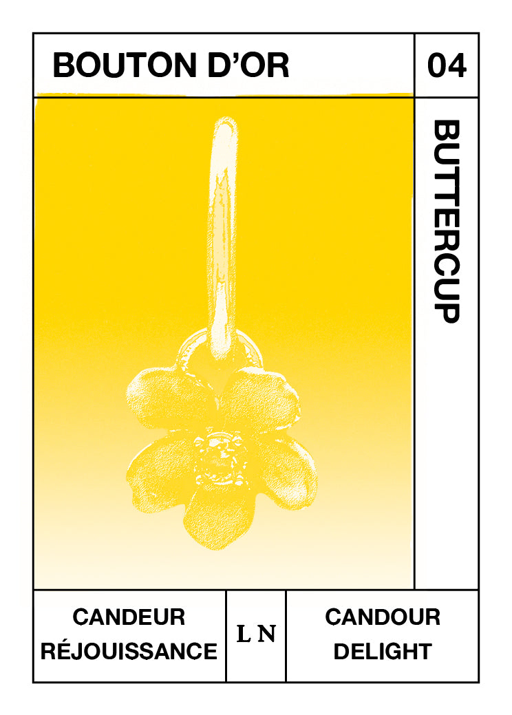 Buttercup pendant, Candour and Delight - April