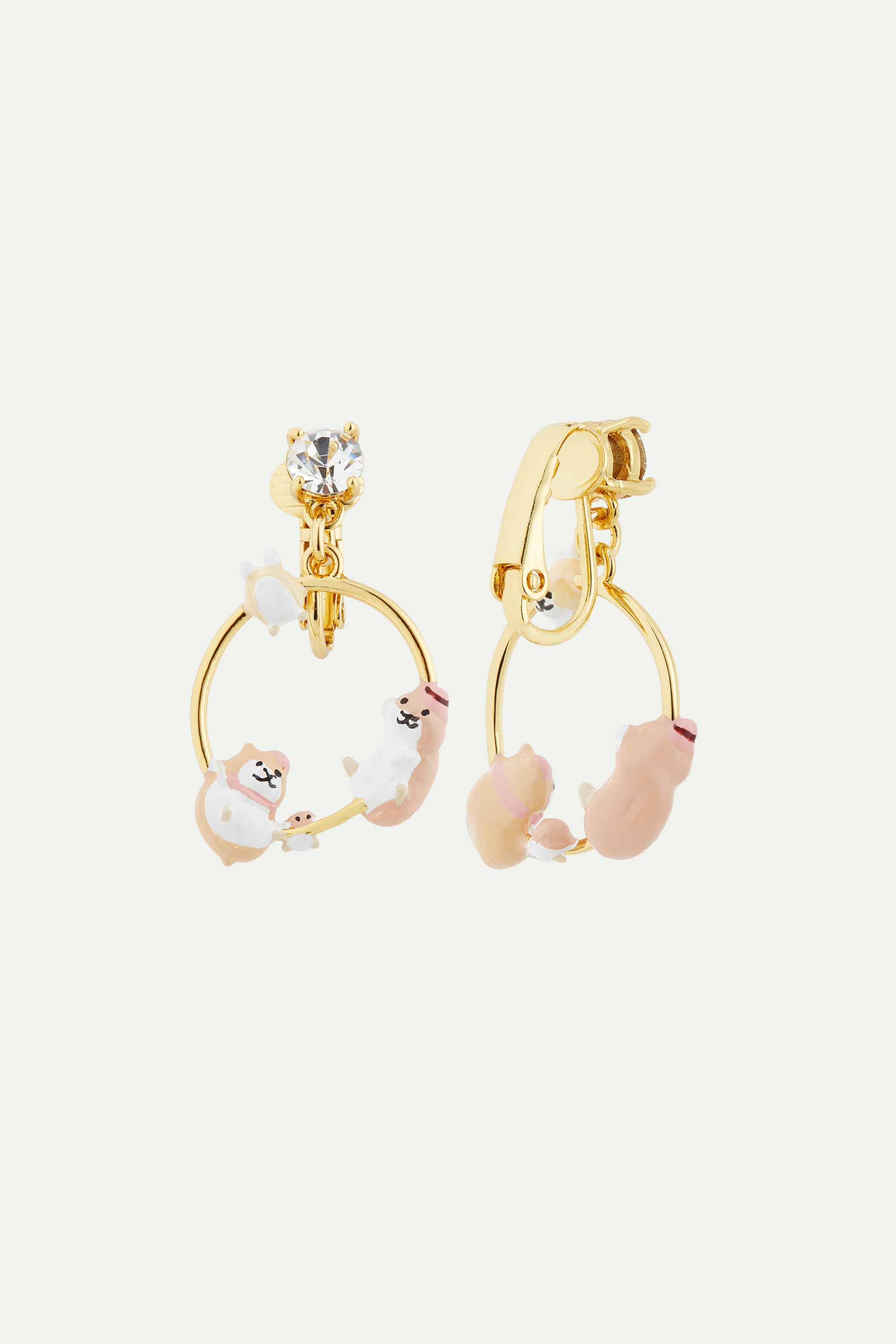 Pendientes familia hámsteres