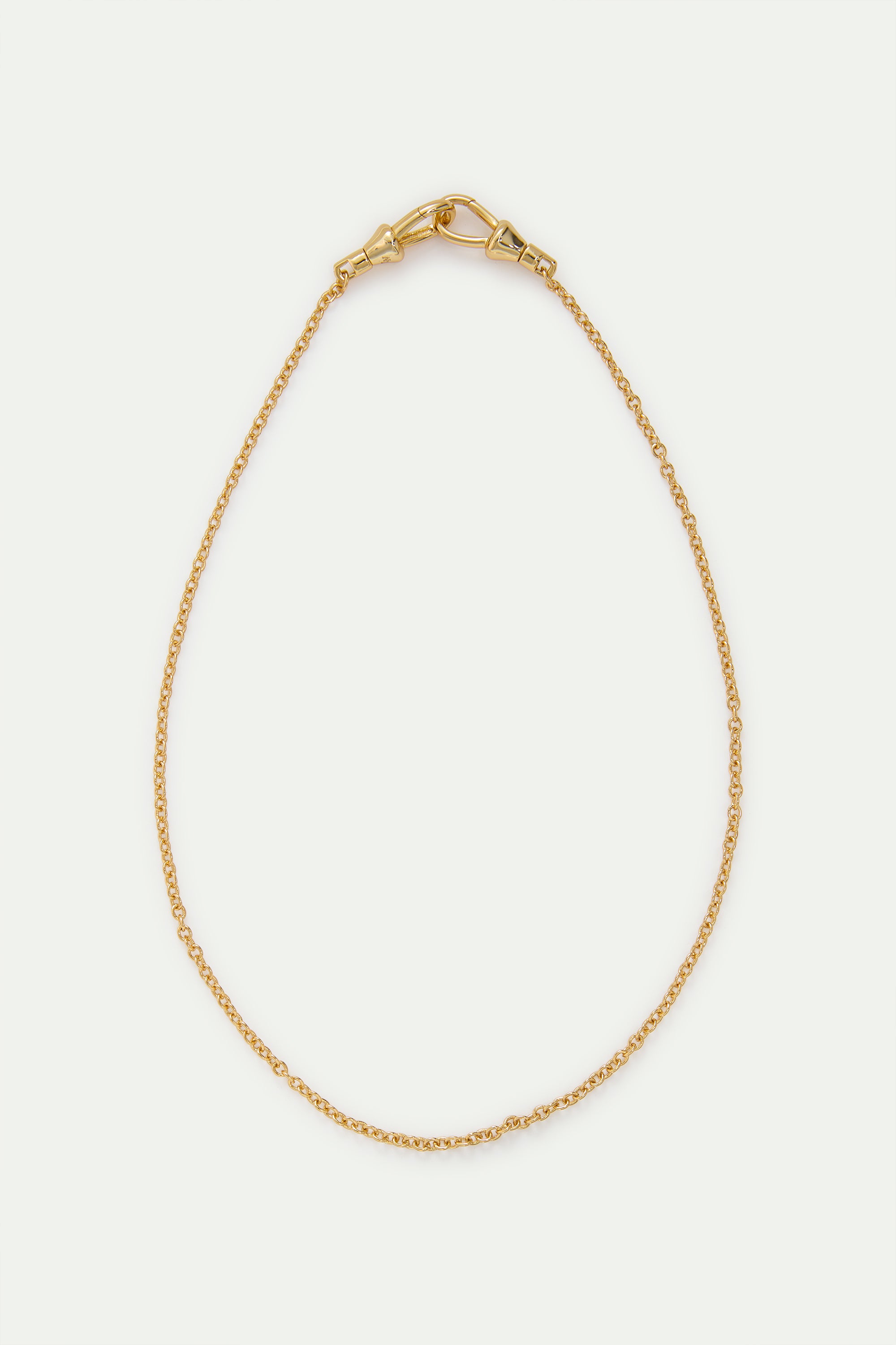 Collier à fine chaîne en maille forçat