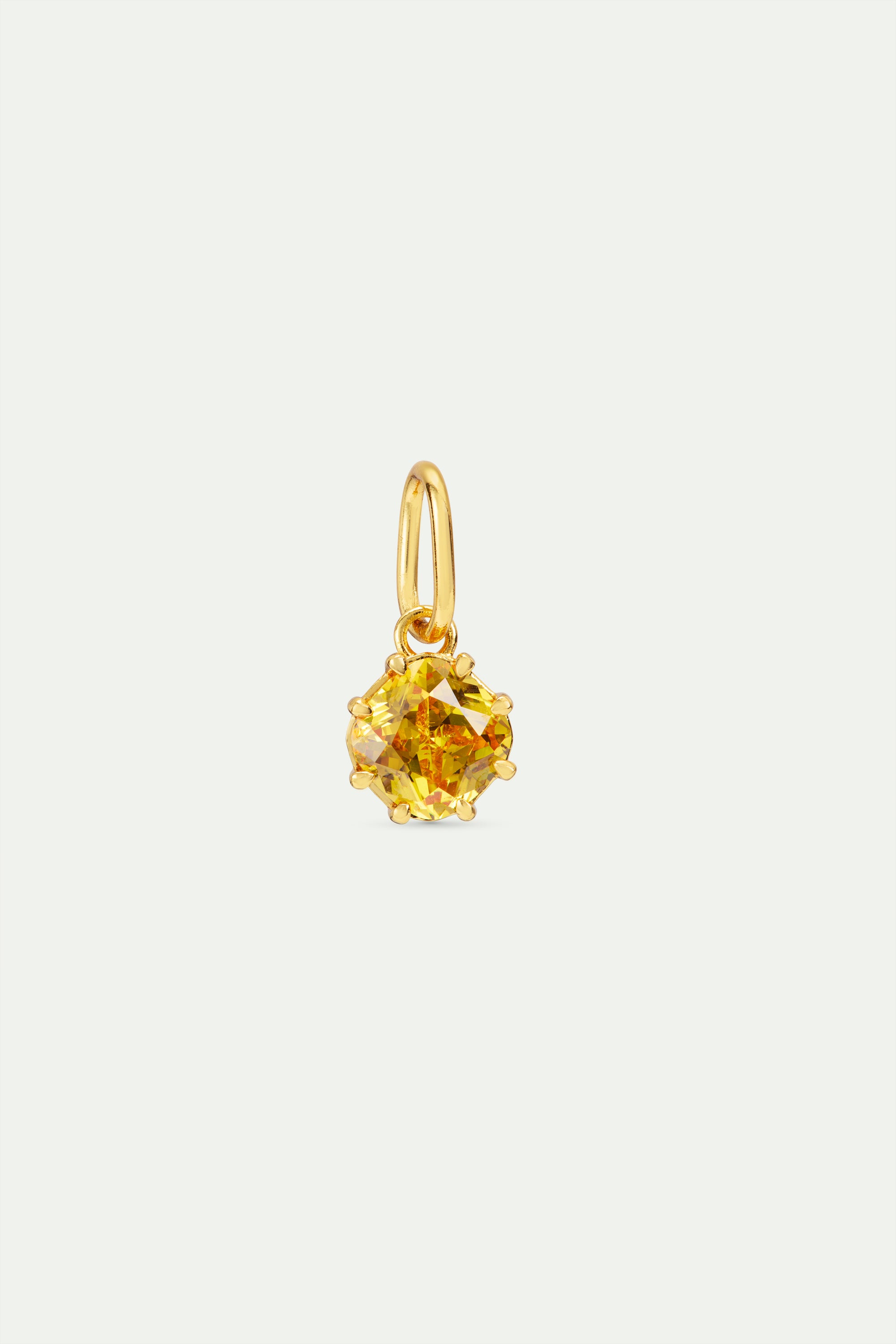 Topaz Yellow Pendant, Gentleness and Energy - June
