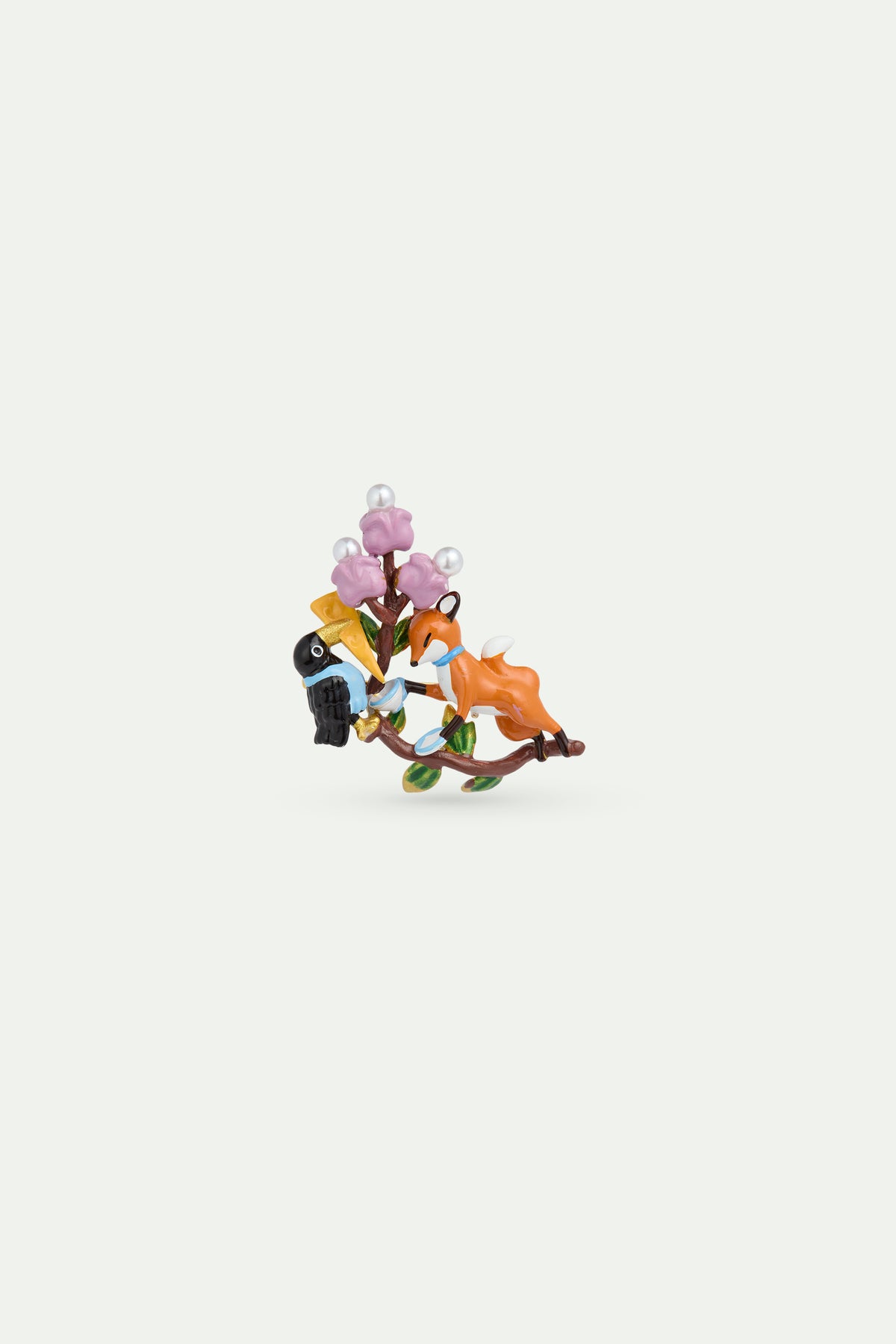 Broche Le Corbeau et le Renard