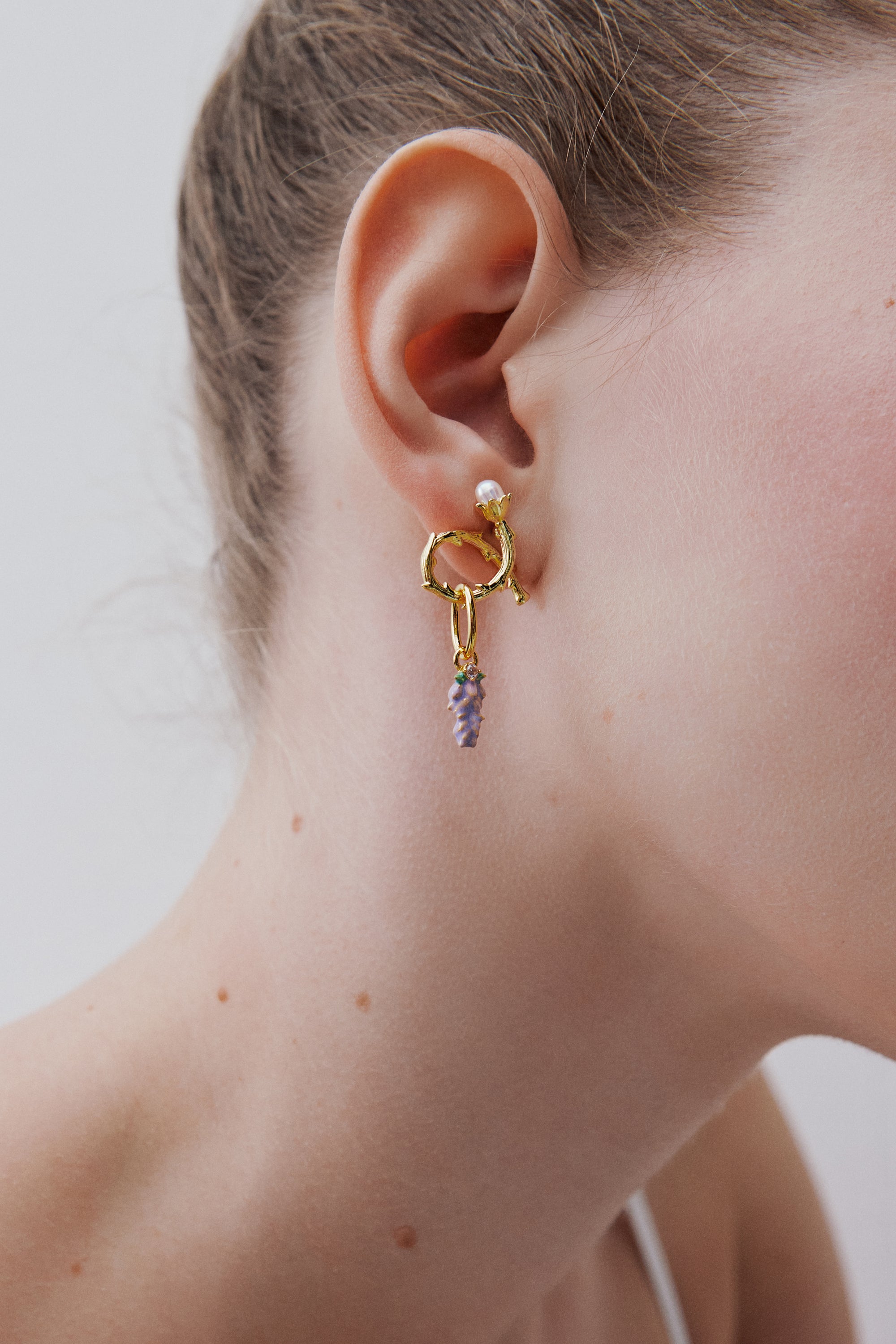 Pendentif Glycine, Longévité et Abondance - Août