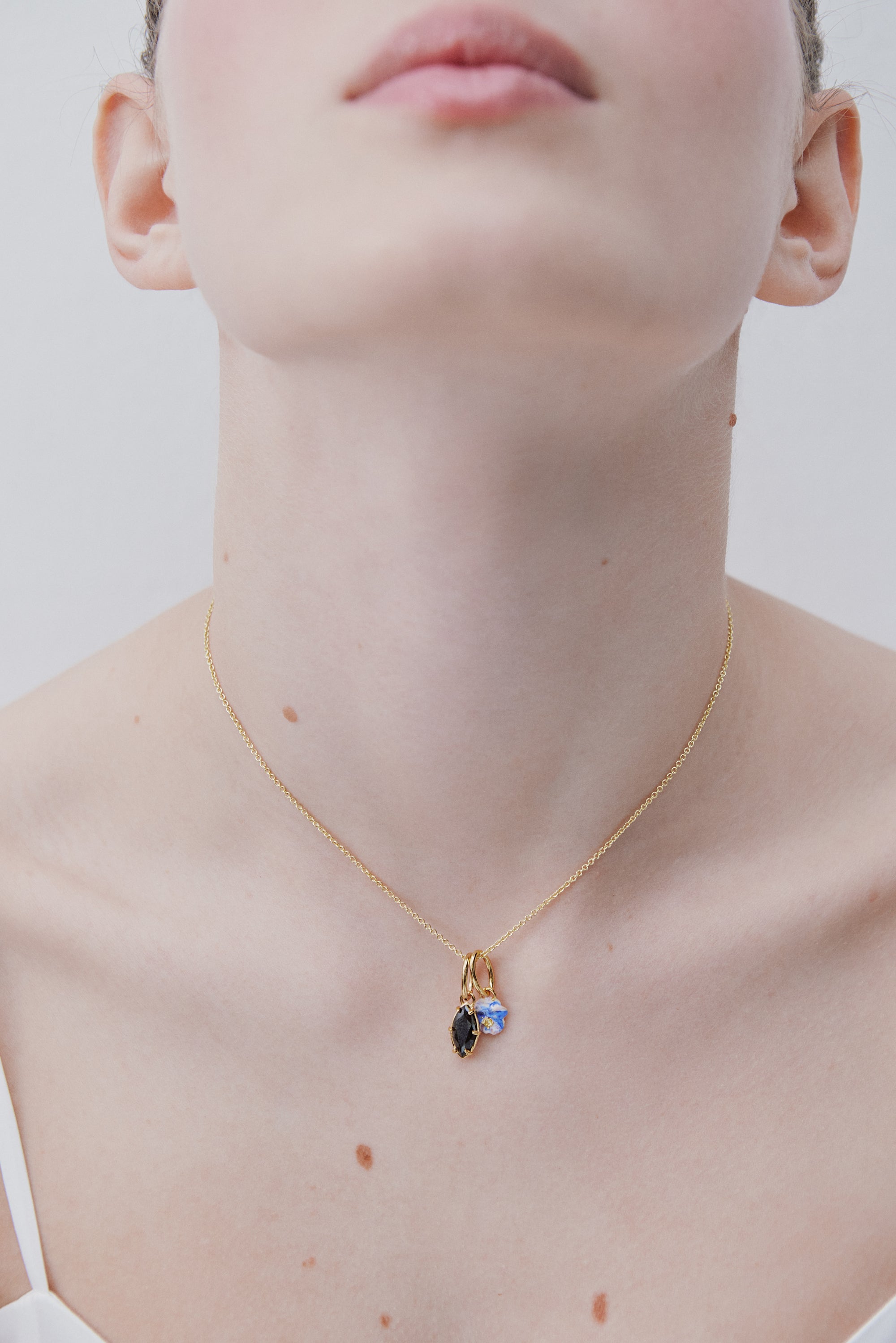 Jet Black Pendant, Balance and Faith - January