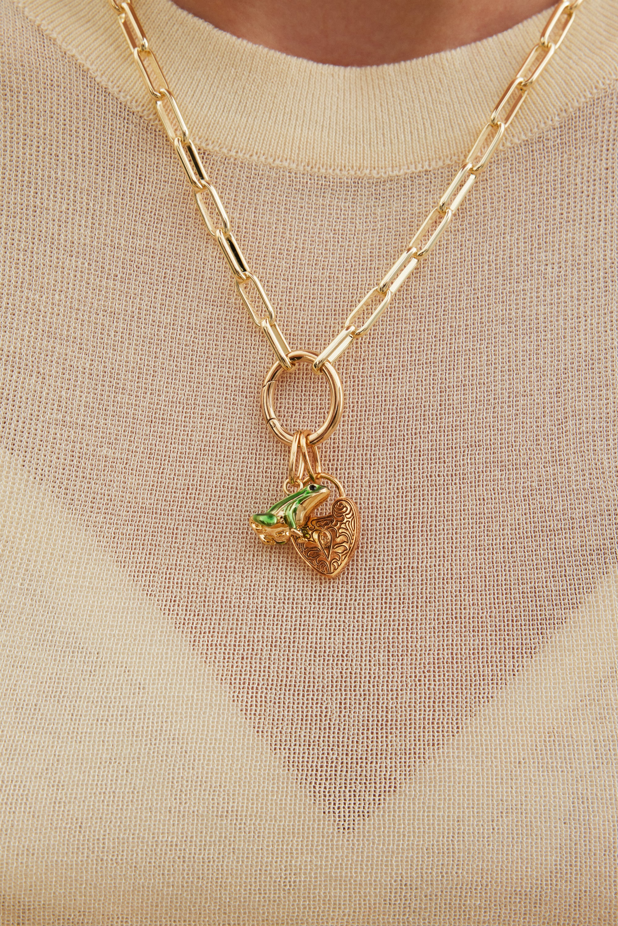 Pendentif Cadenas Coeur, Passion et Dévotion