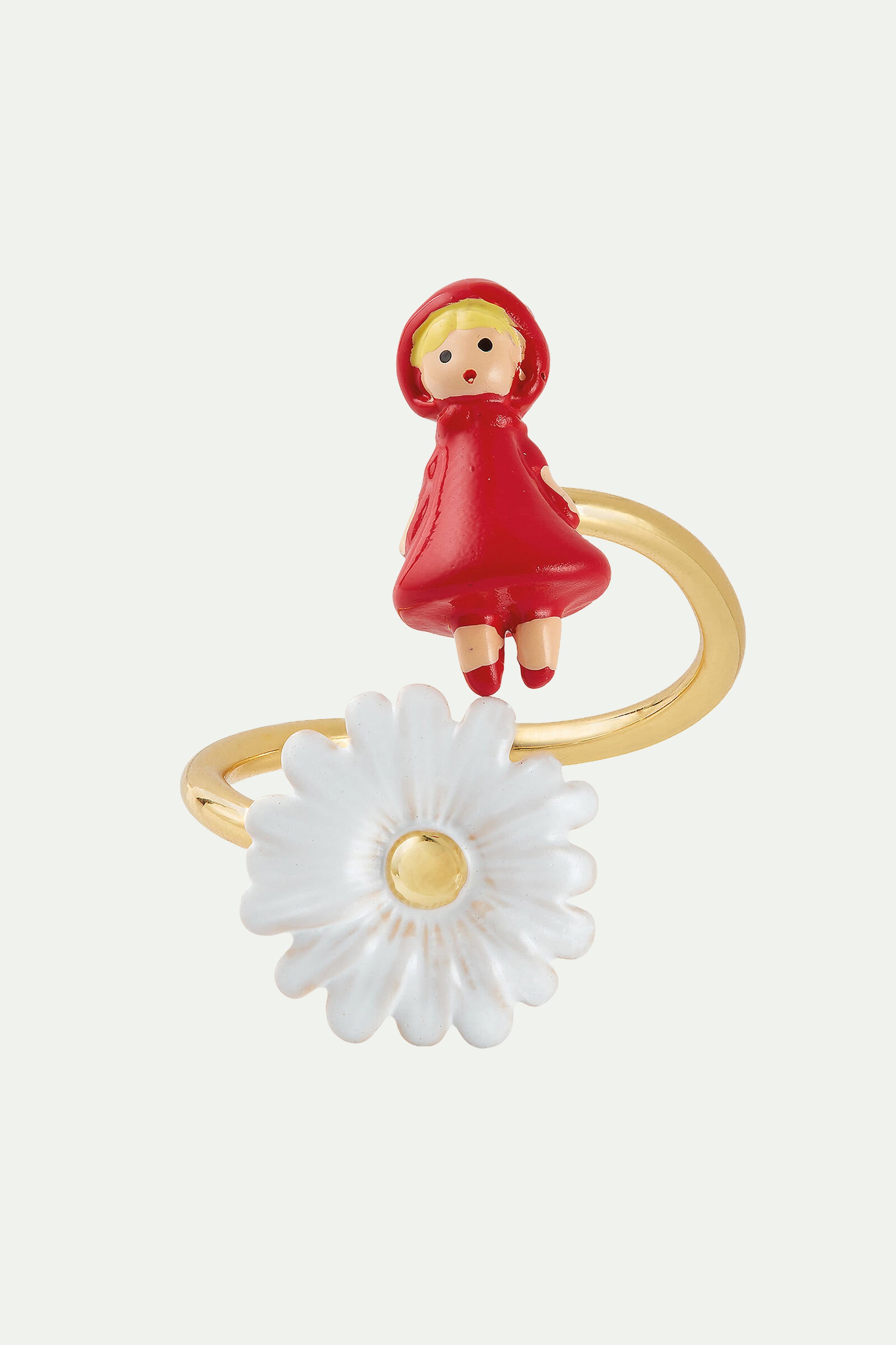 Little Red Riding Hood and Daisy adjustable ring
