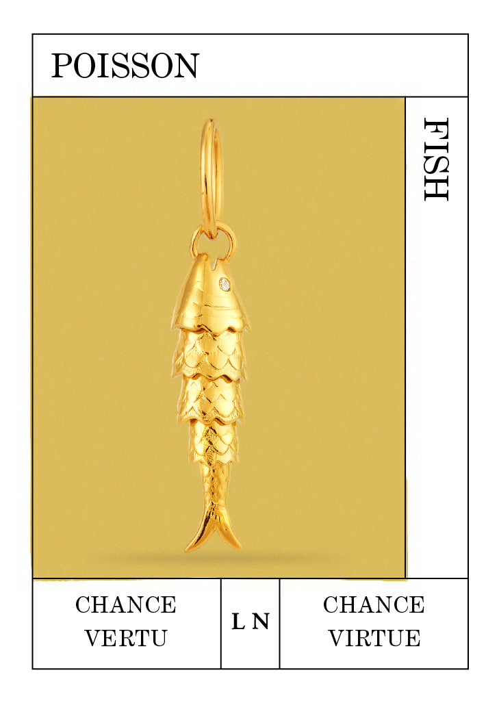 Pendentif Poisson, Chance et Vertu