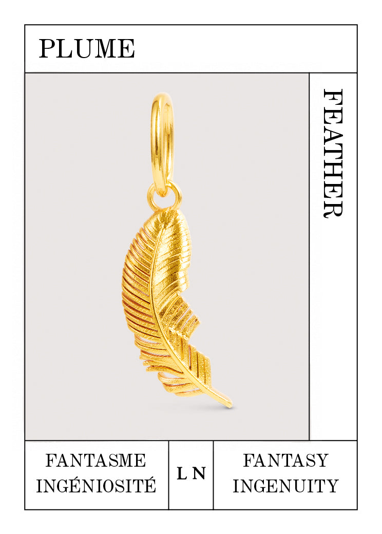 Pendentif Plume, Fantasme et Ingéniosité