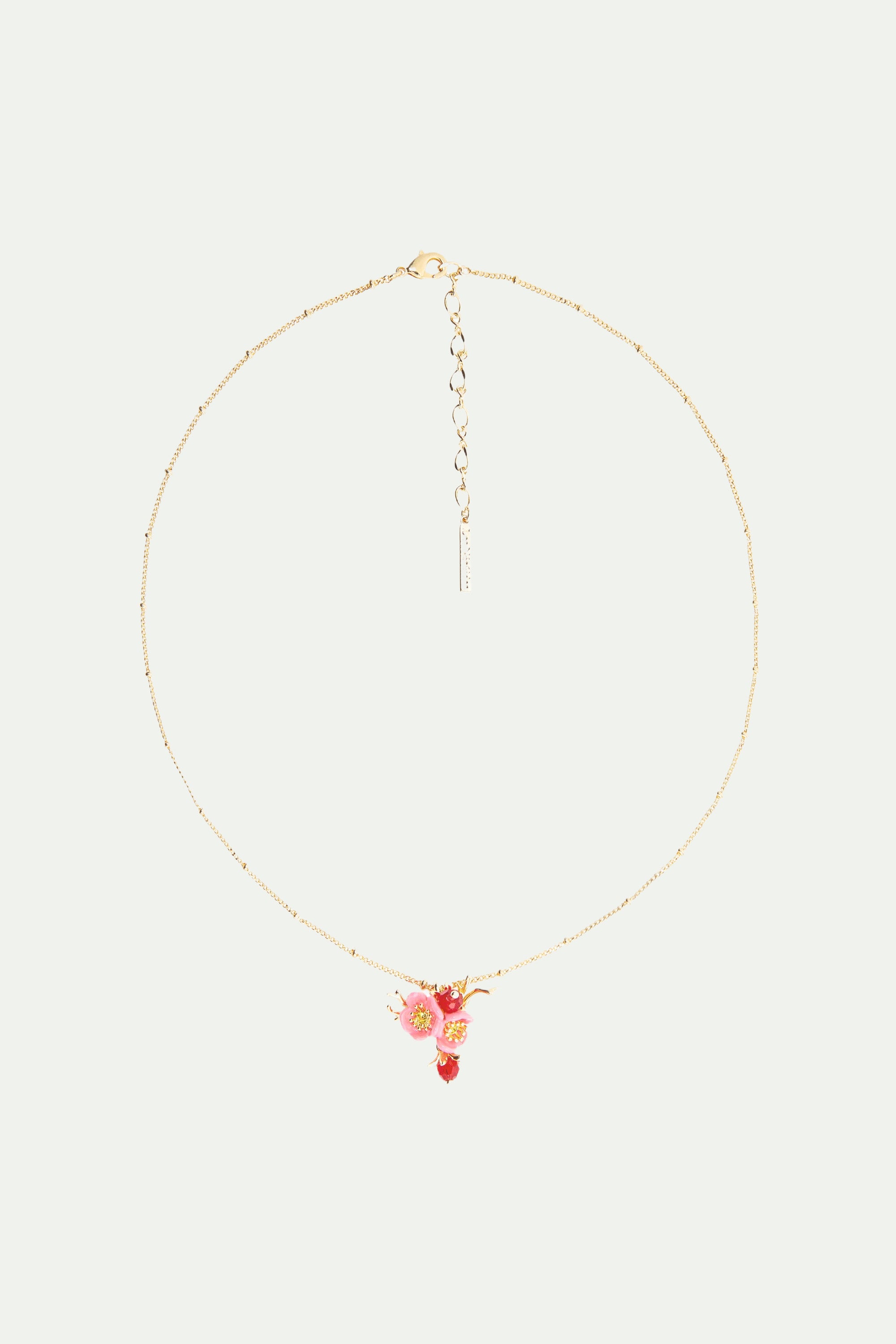 Plum blossom pendant necklace