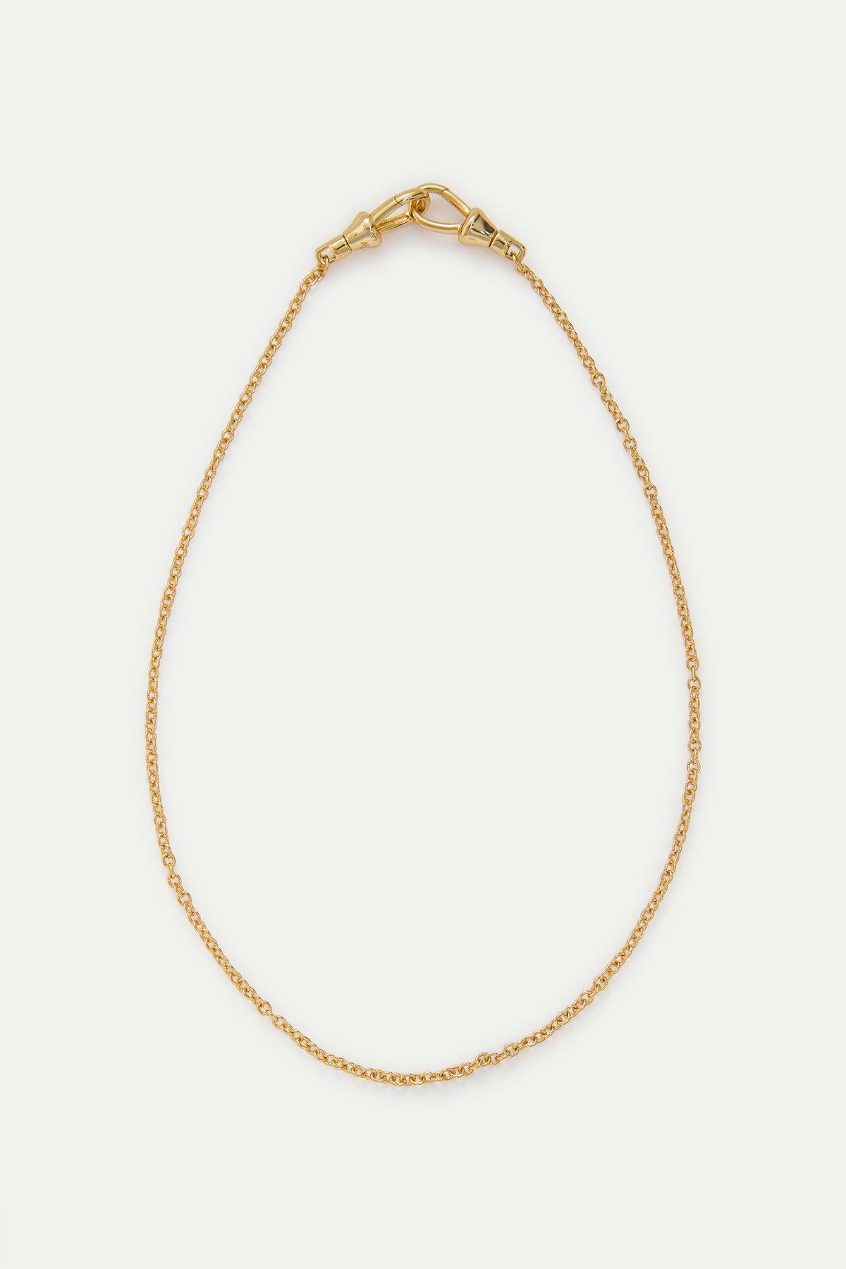 Collier à fine chaîne en maille forçat