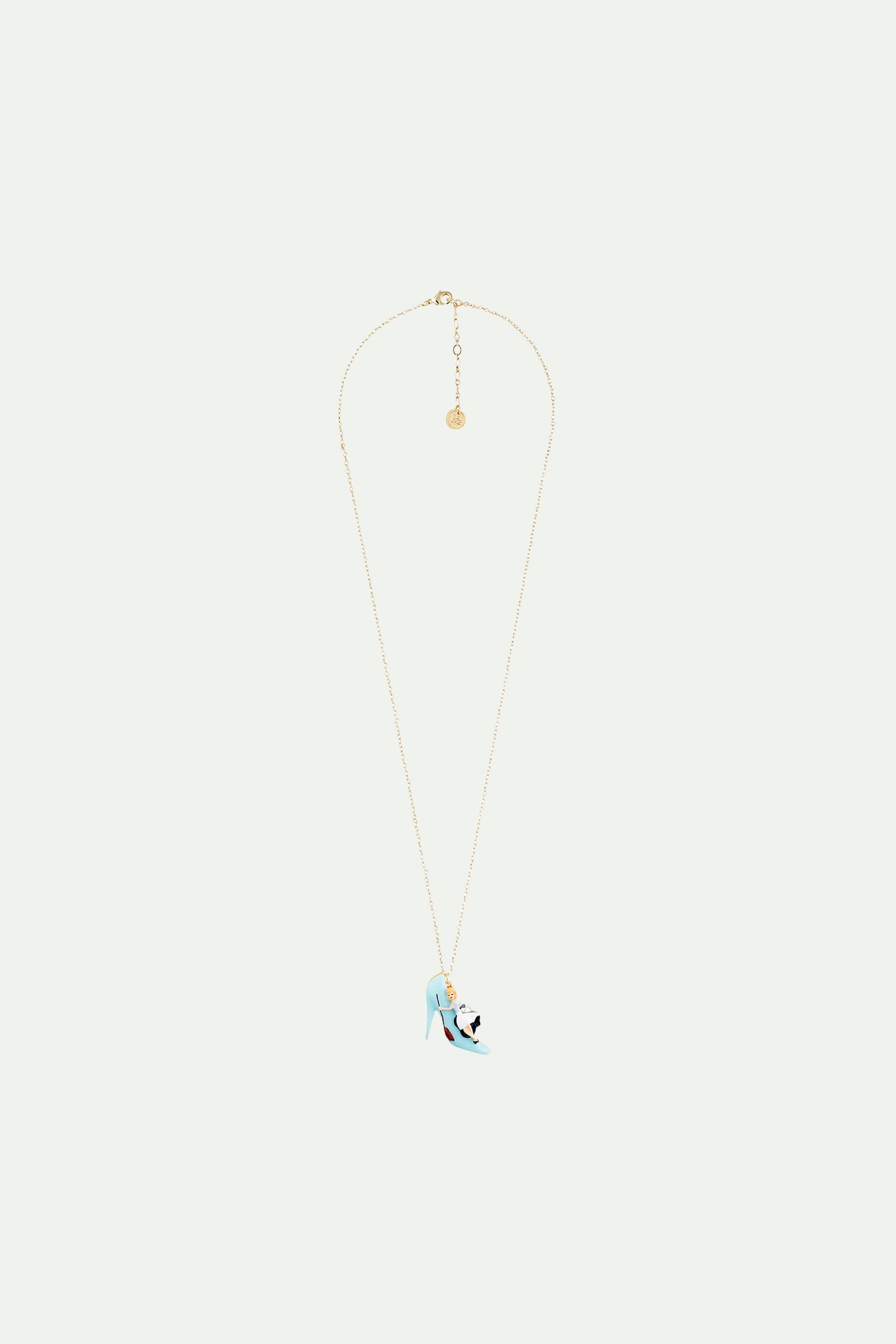 Cinderella and Slipper long necklace