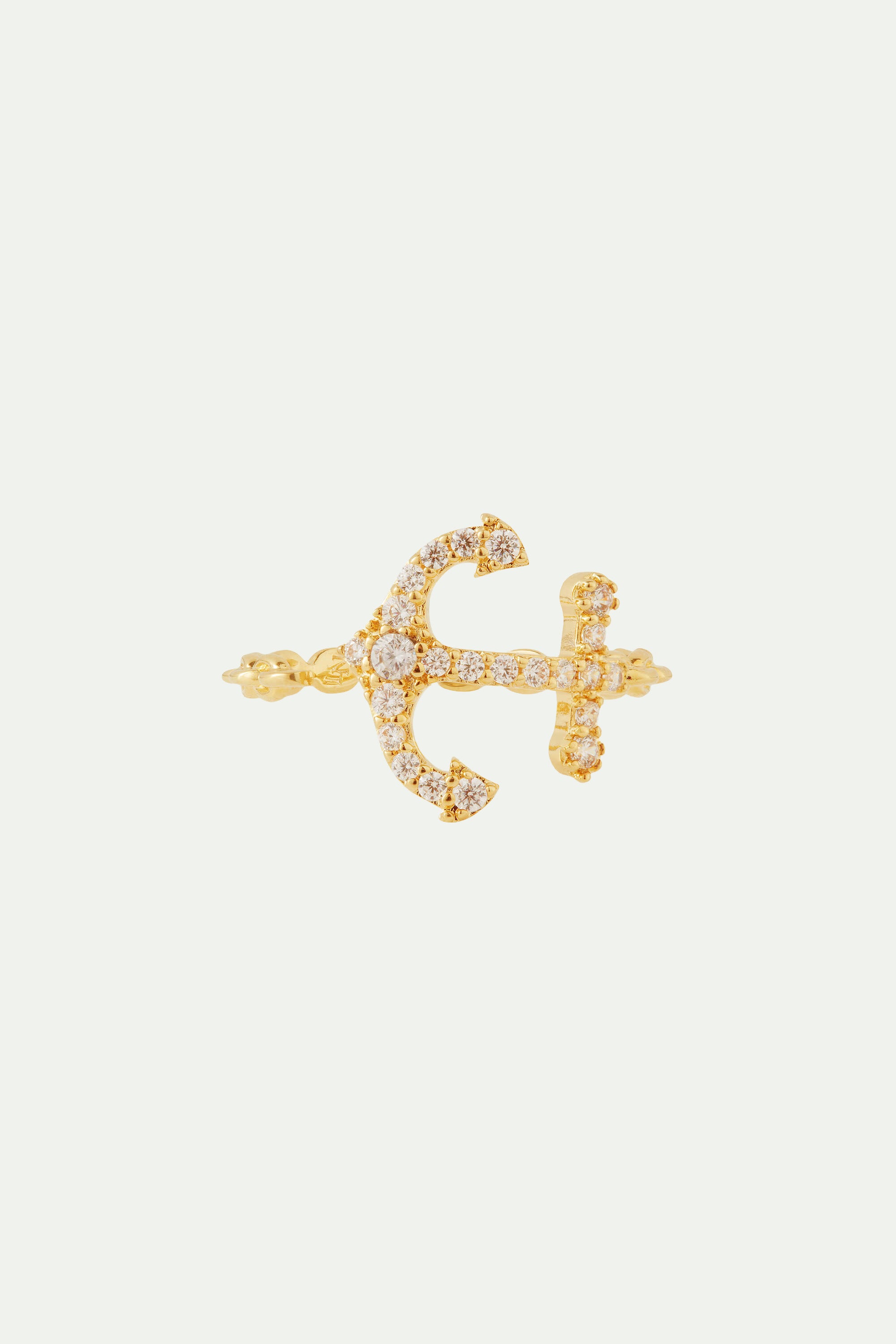 Twisted anchor adjustable ring